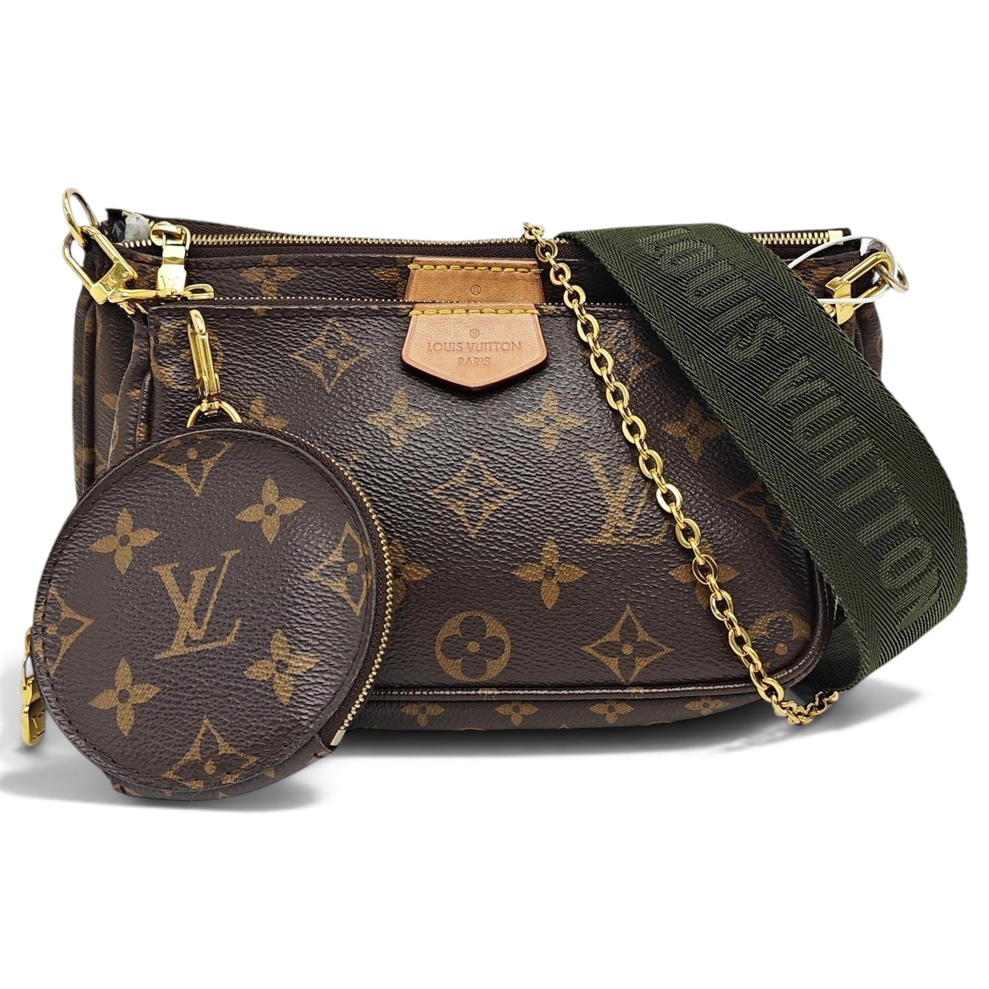 Maxi Multi Pochette Accessoires leather handbag
