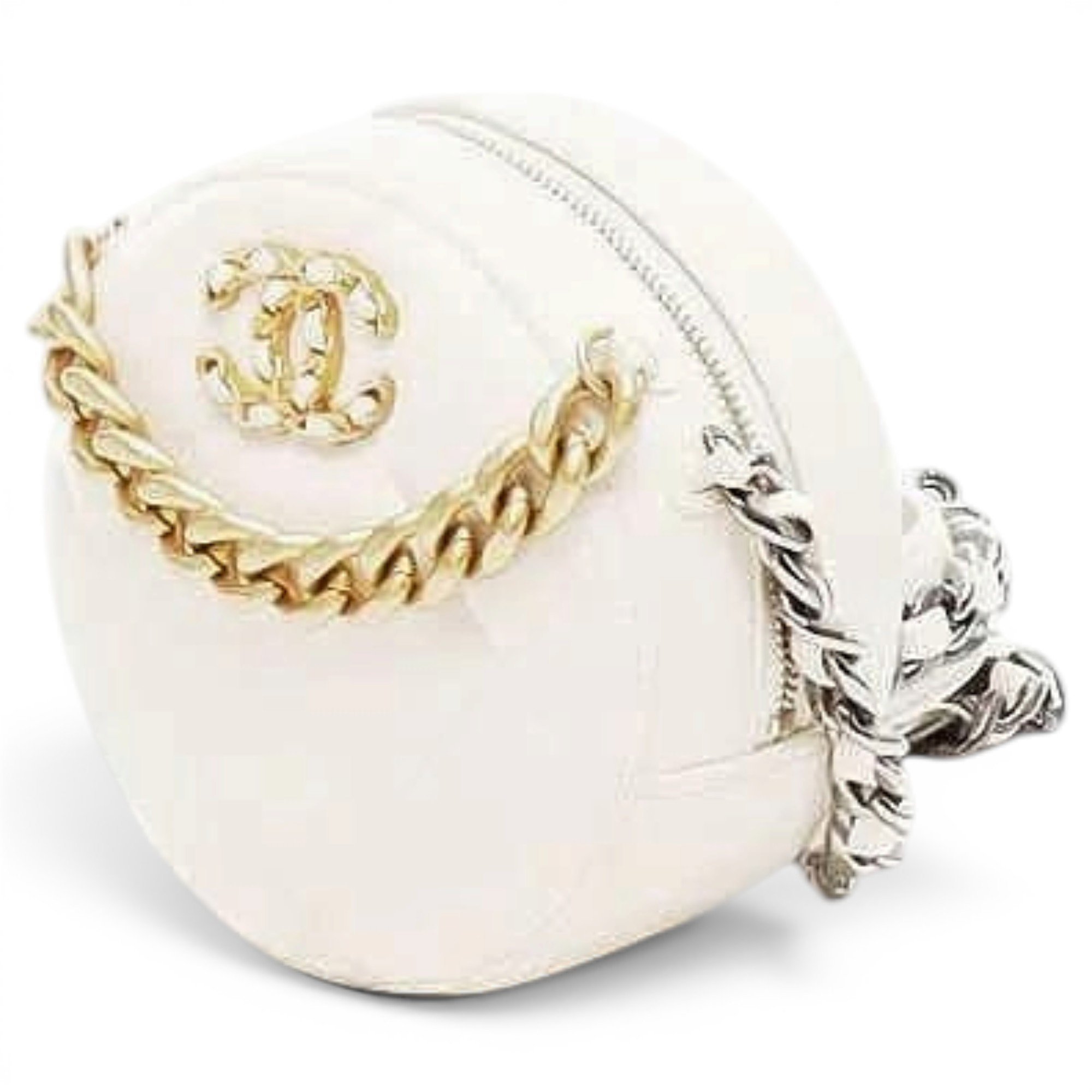 Chanel 19 leather clutch bag