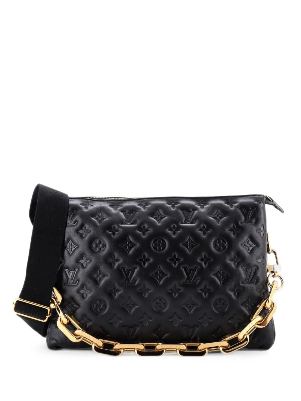 Coussin Bag Monogram Embossed Lambskin MM crossbody bag