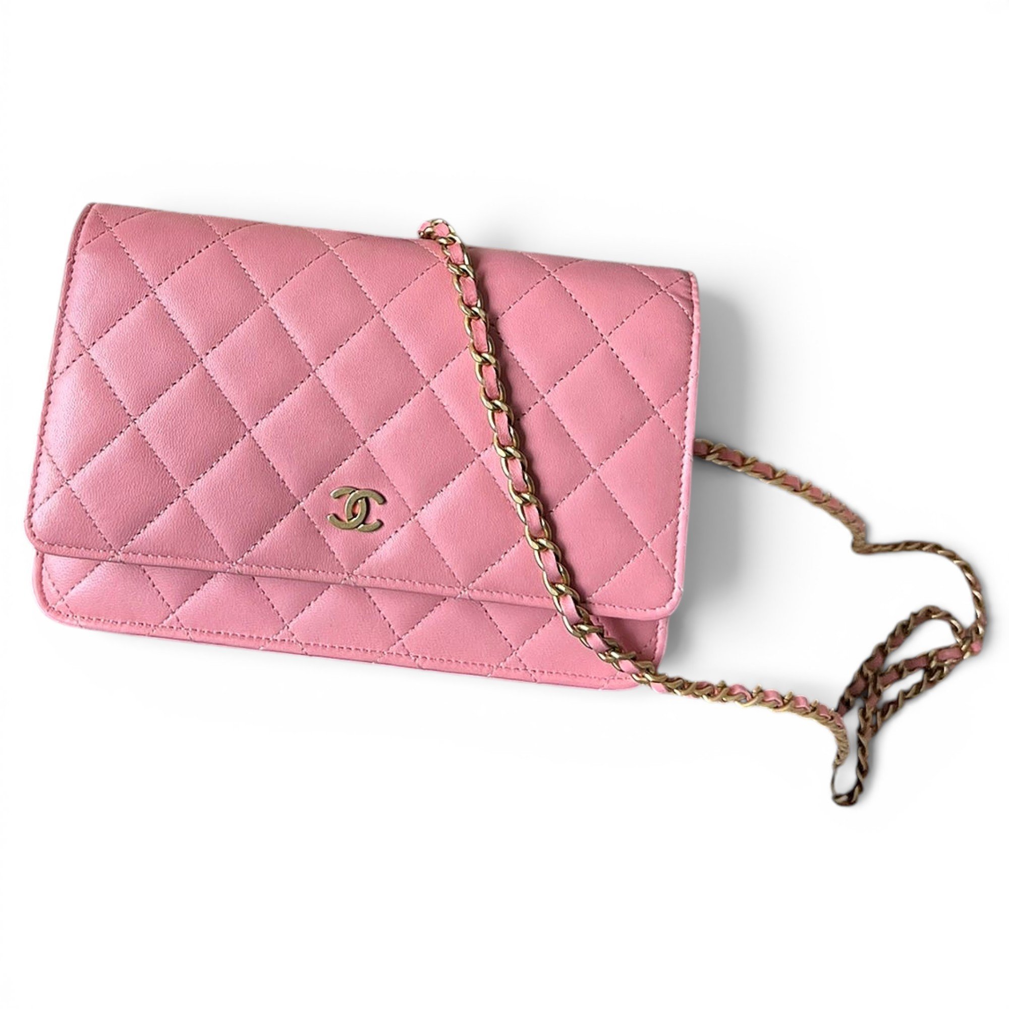 Wallet On Chain Timeless/Classique leather crossbody bag