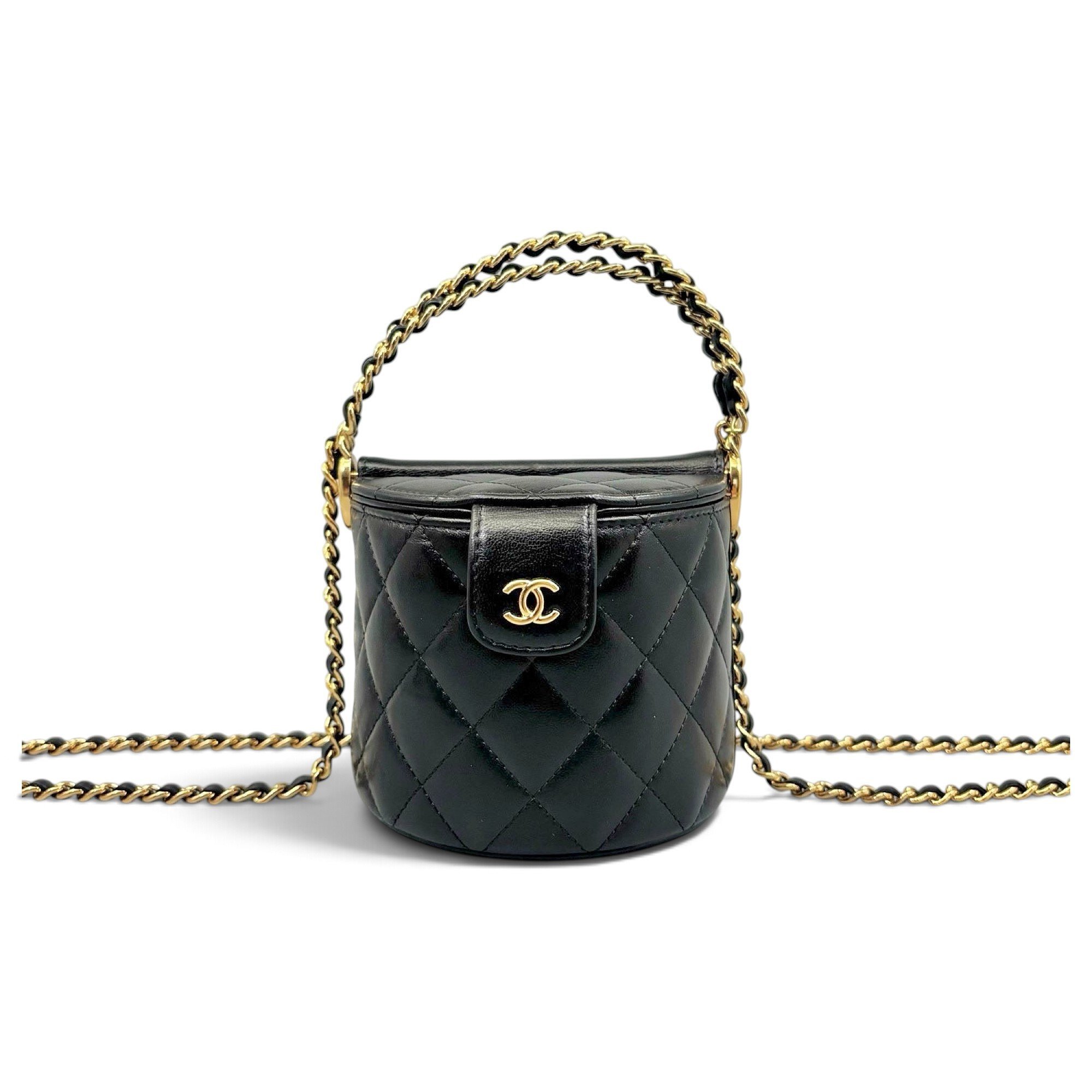 Vanity leather mini bag