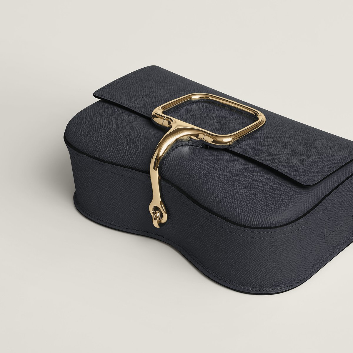 Bleu Indigo Hermès Della Cavalleria Elan Bag