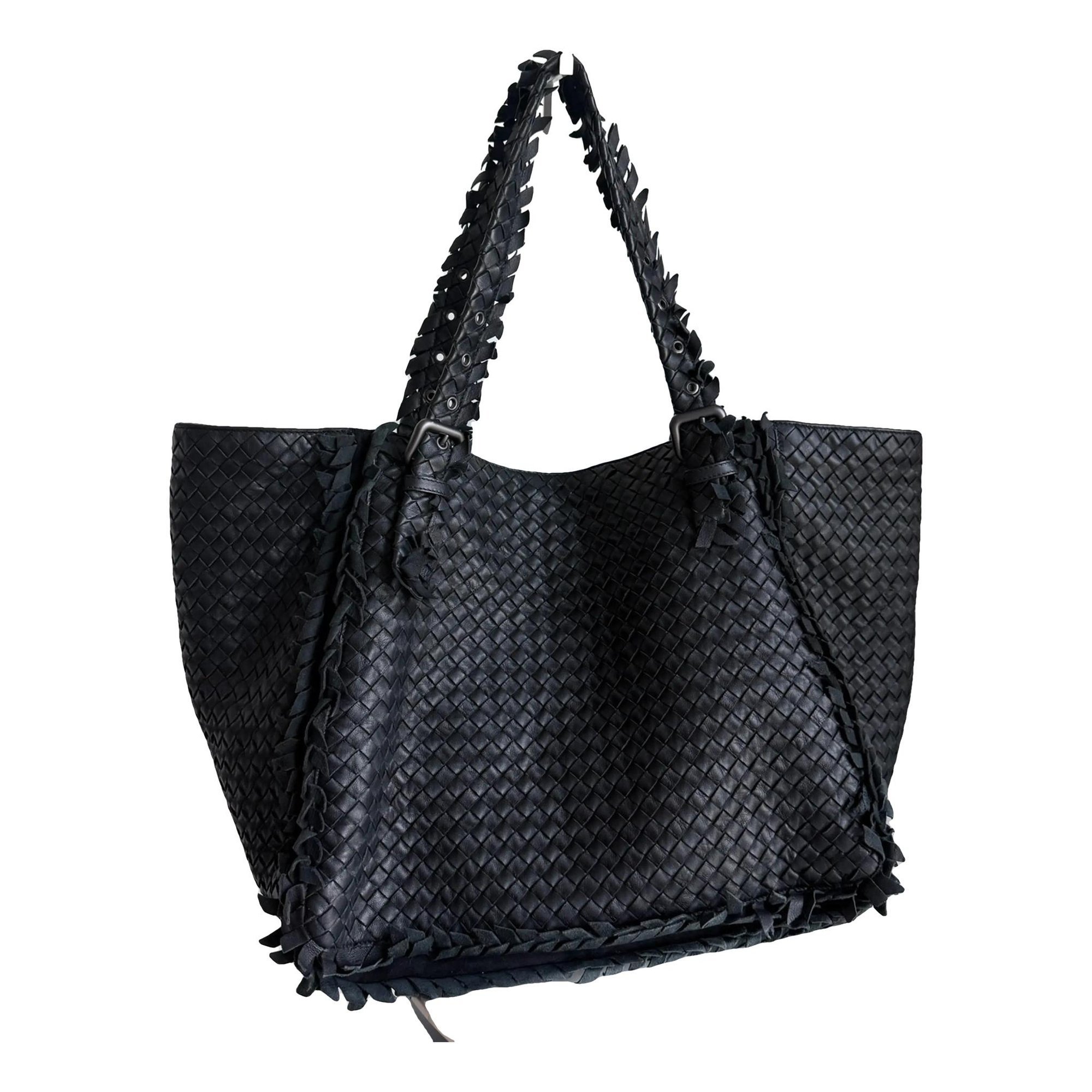 Fourre-Tout leather handbag