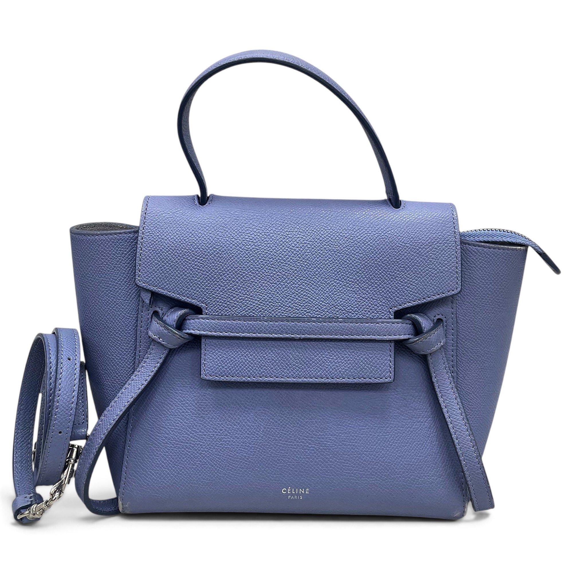 Belt leather handbag