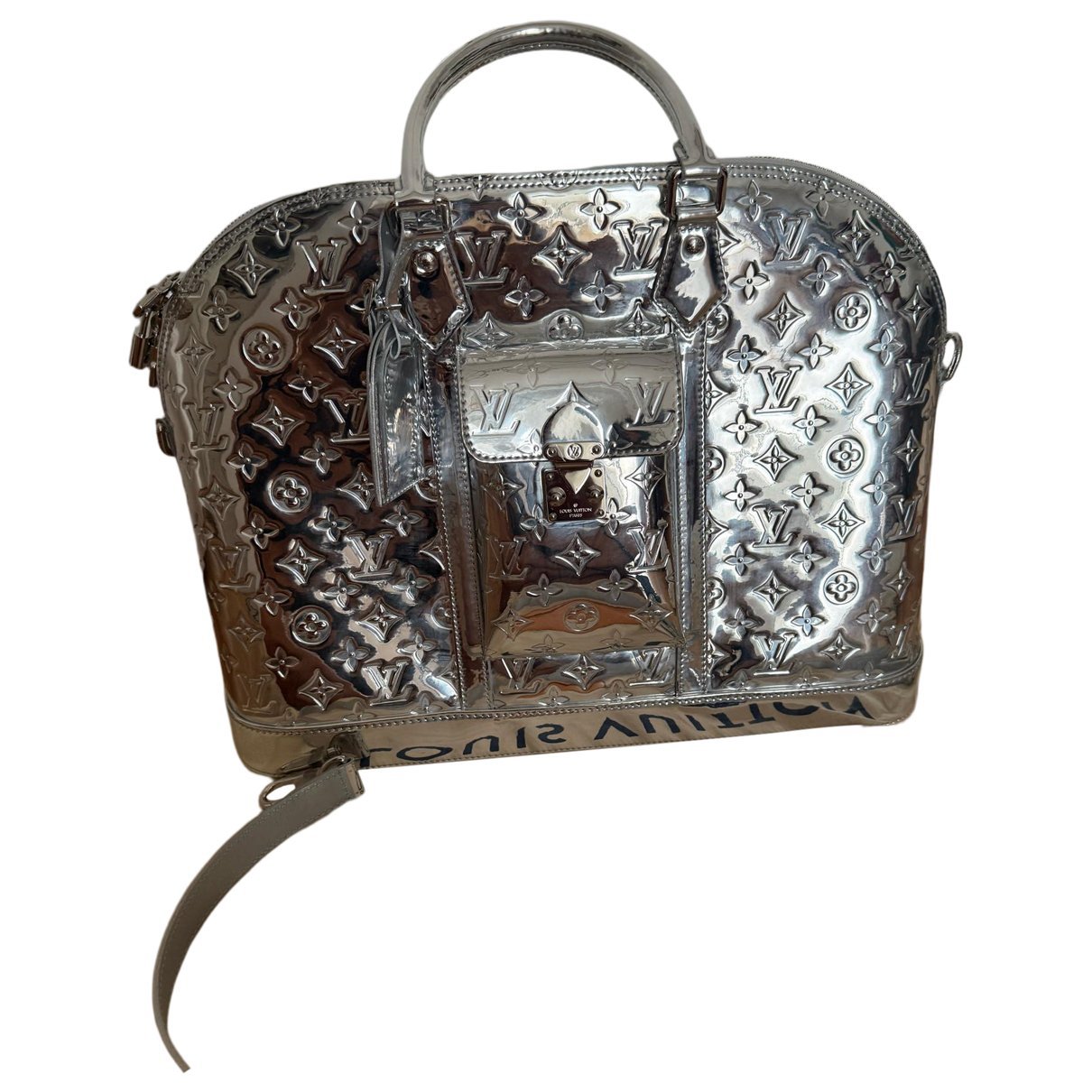 Alma patent leather handbag