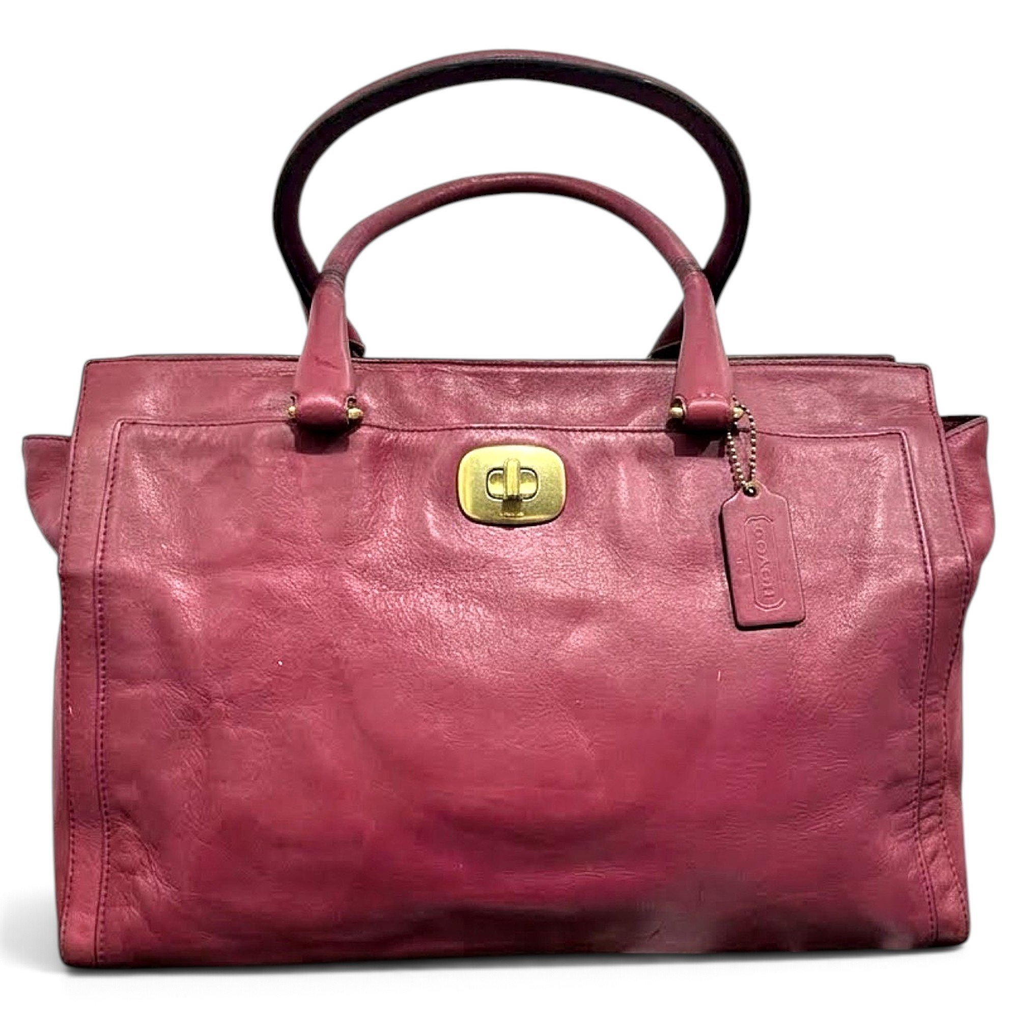 Madison leather satchel