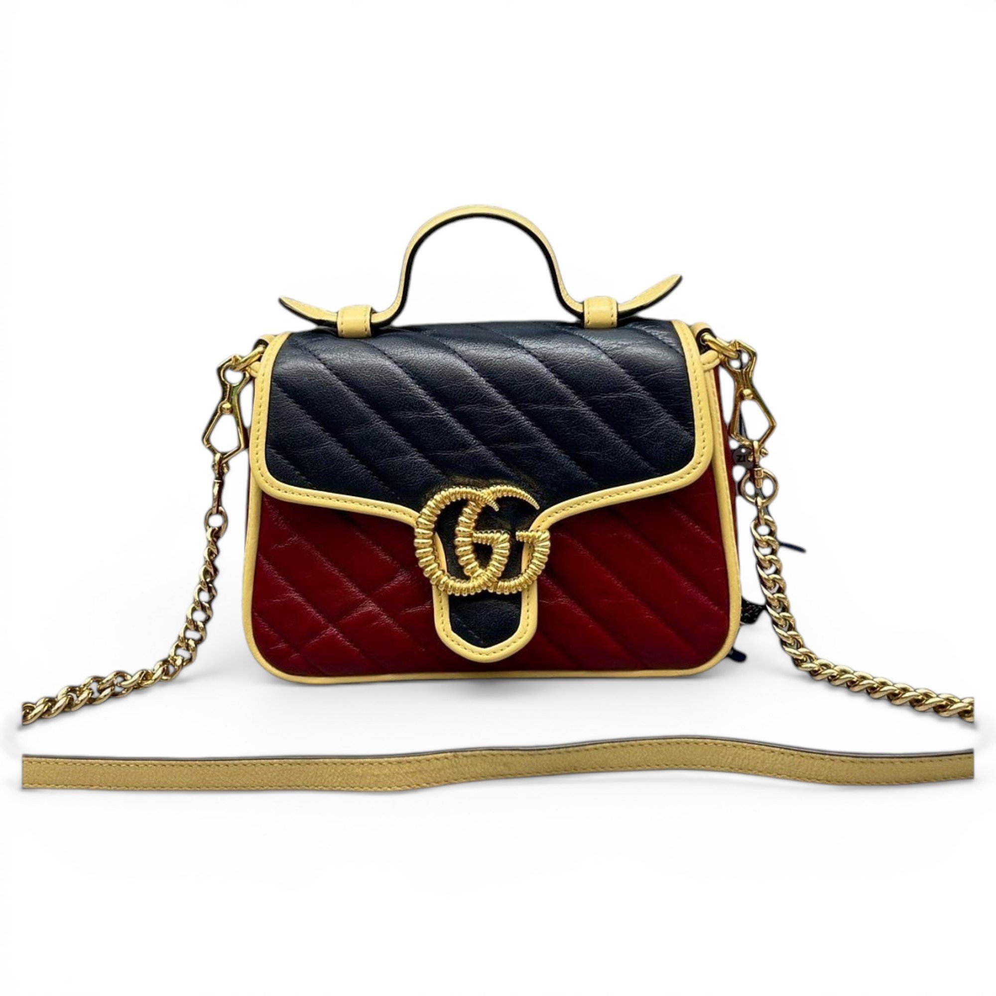GG Marmont Flap leather handbag