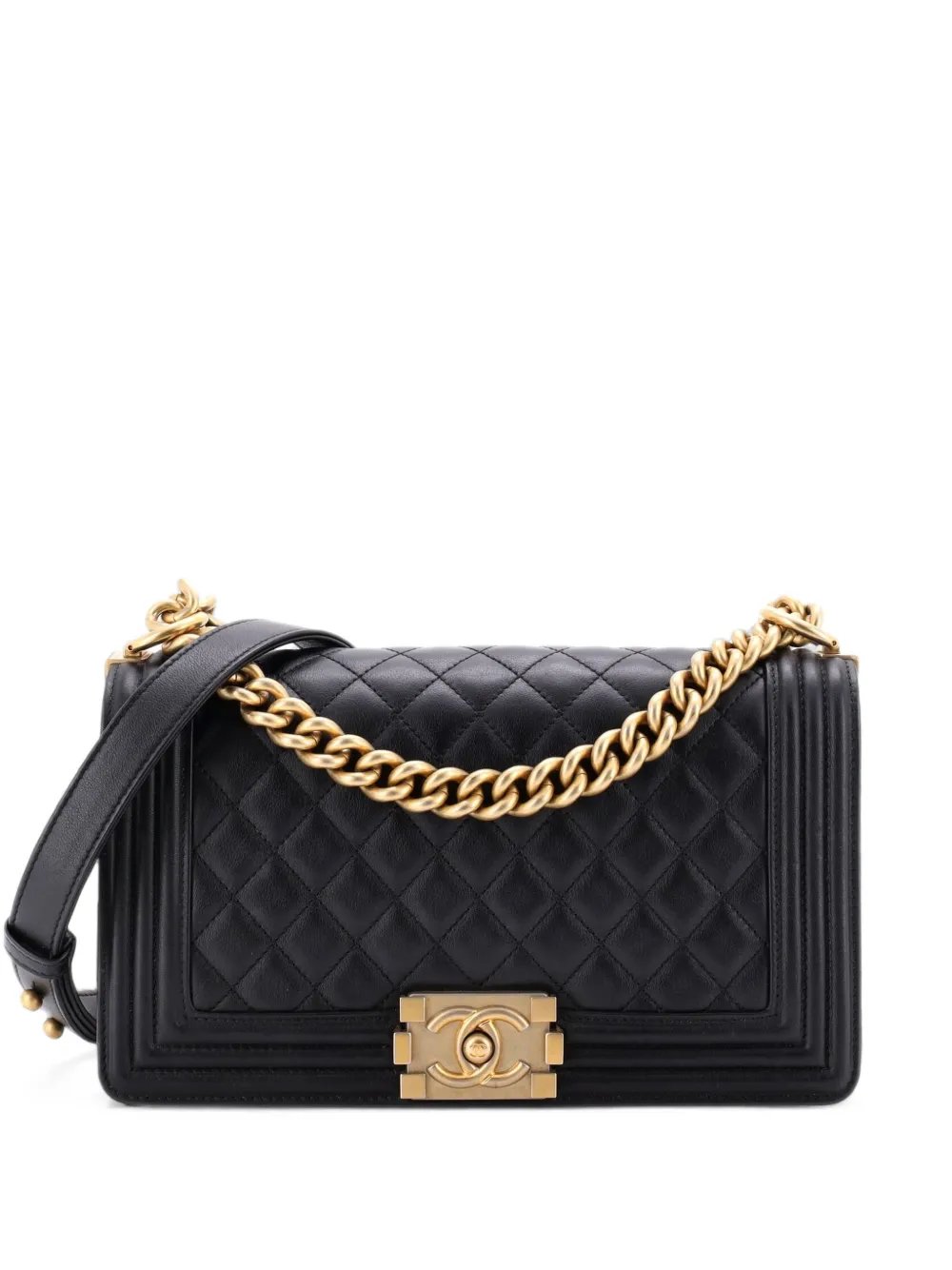 Boy Flap Bag Quilted Calfskin Old Medium shoulder bag
