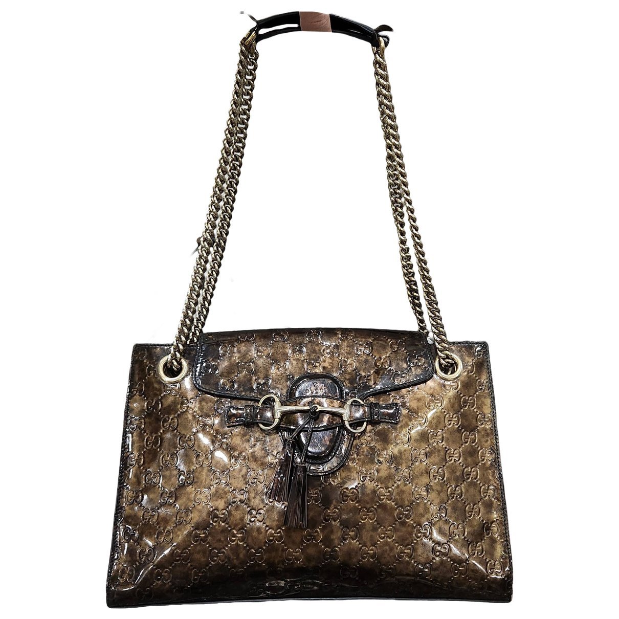 Horsebit 1955 Chain leather tote