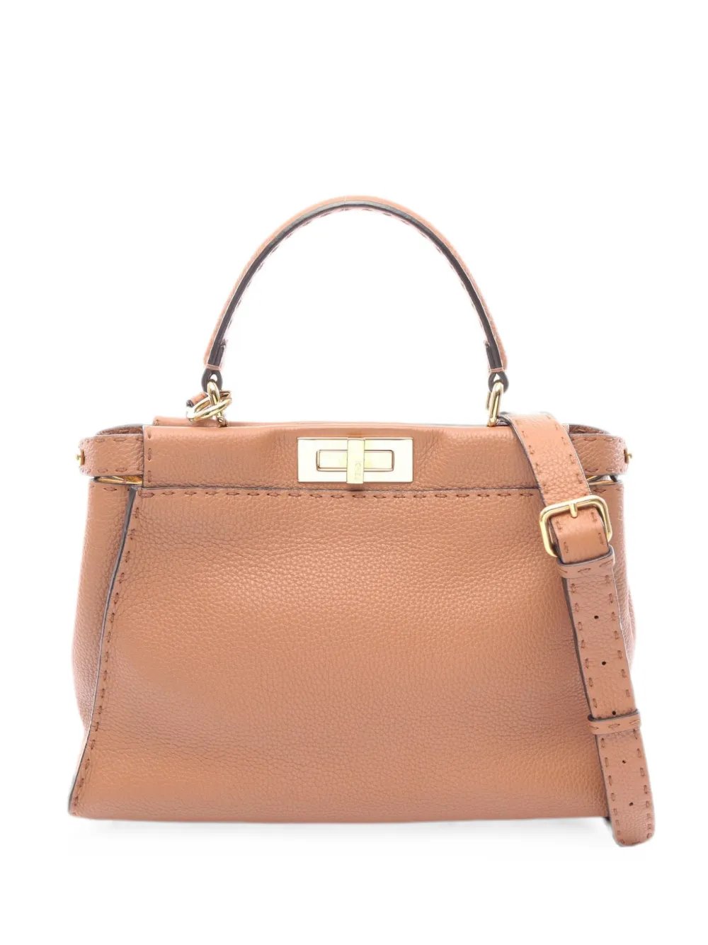 2010s Peekaboo leather tote bag