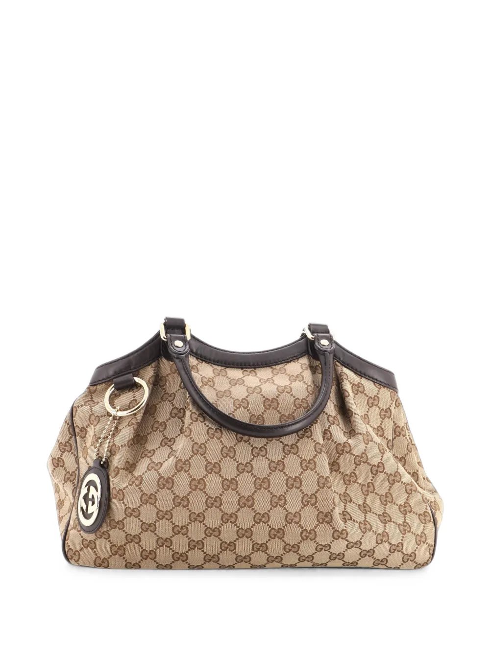 Sukey GG Canvas with Leather Medium tote bag