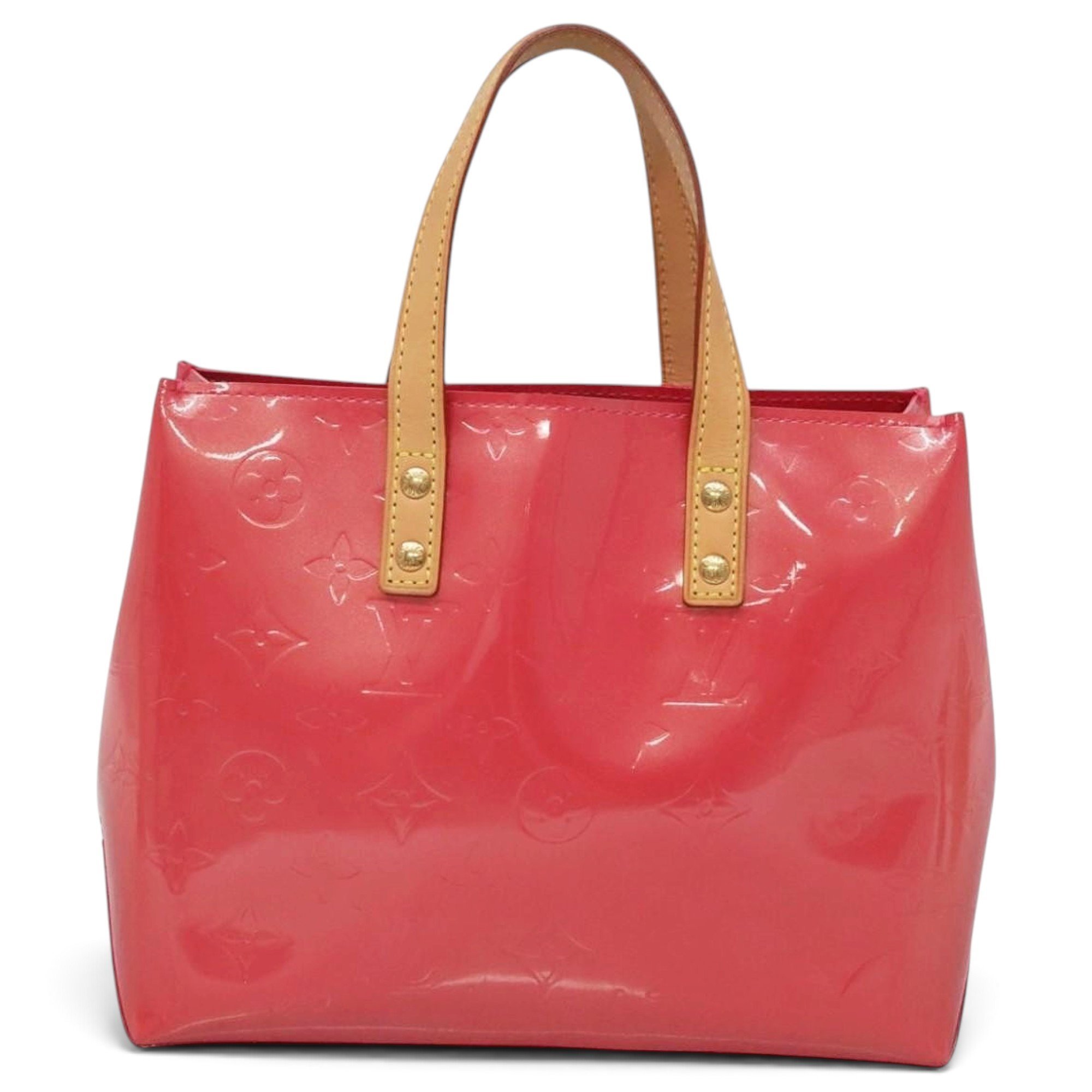 Reade patent leather handbag