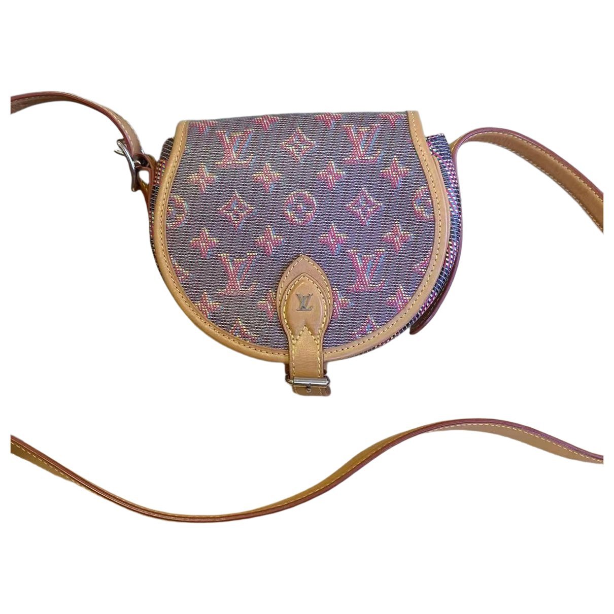 Tambourin leather handbag