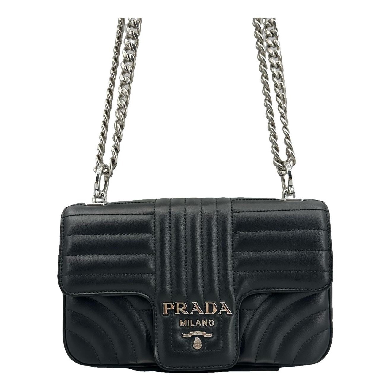 Diagramme leather handbag
