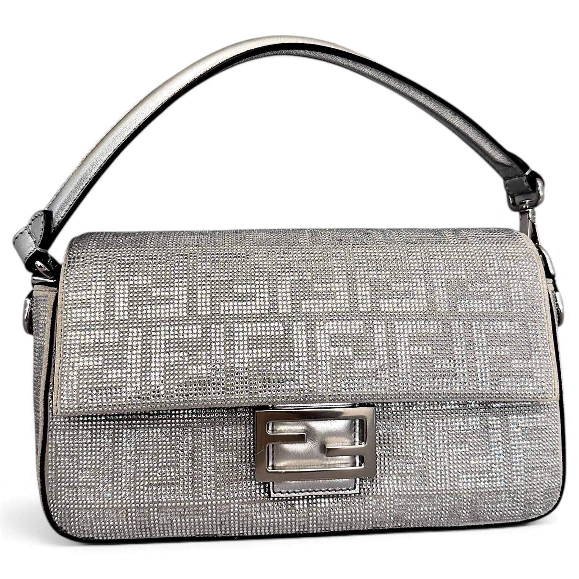 Baguette leather handbag