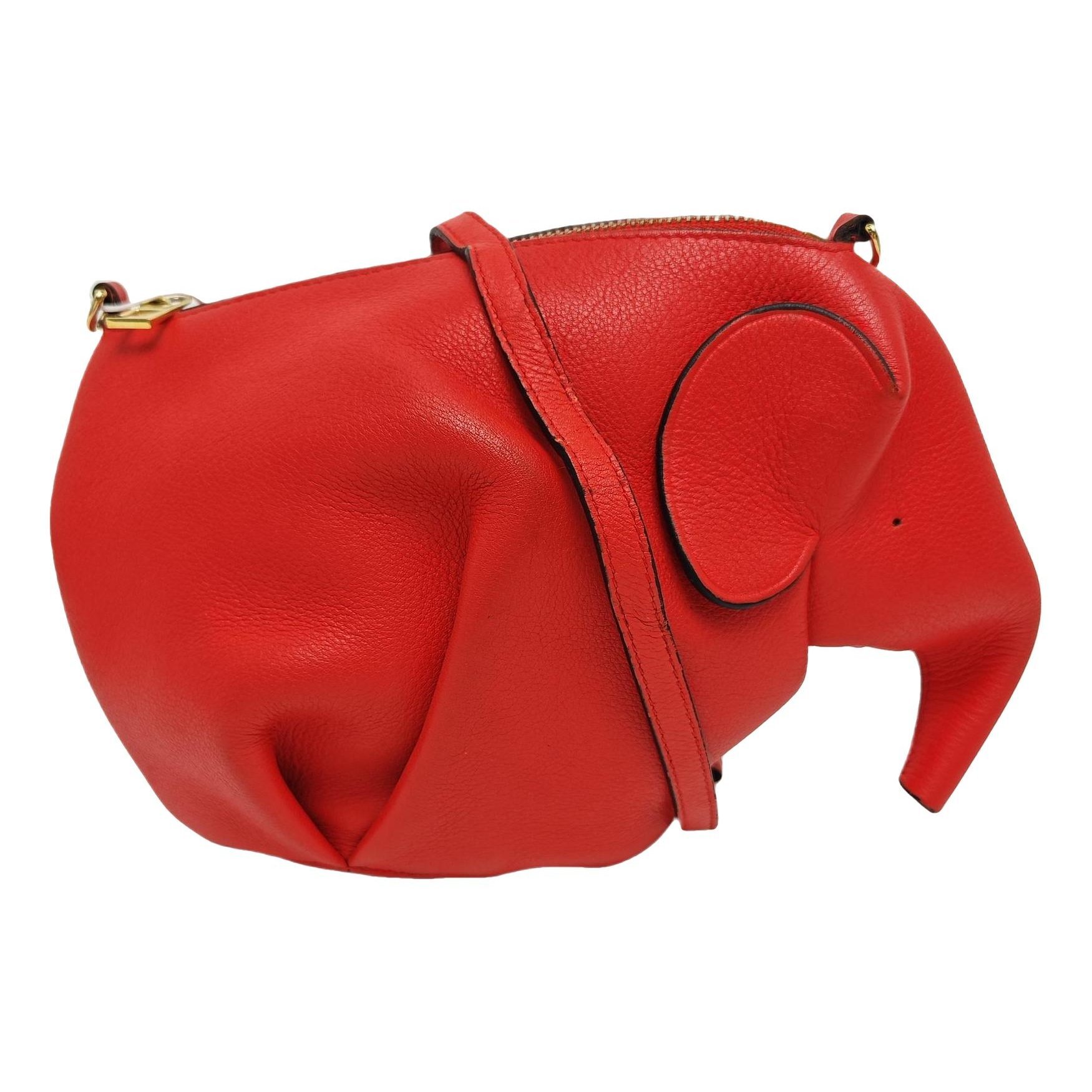 Animals leather handbag
