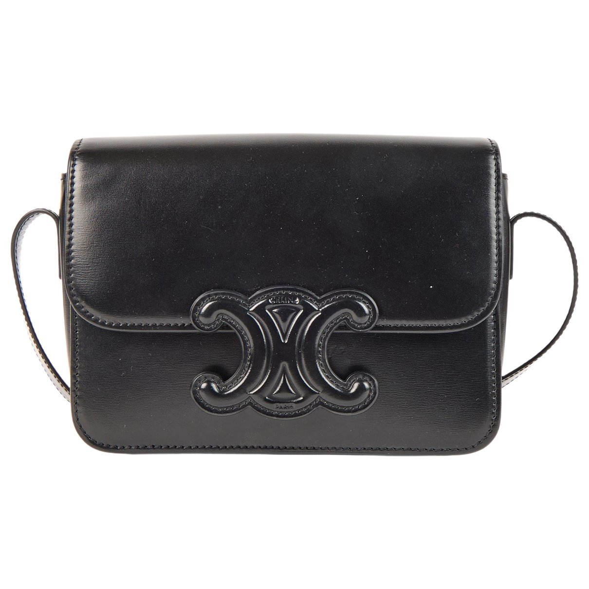 Triomphe leather crossbody bag