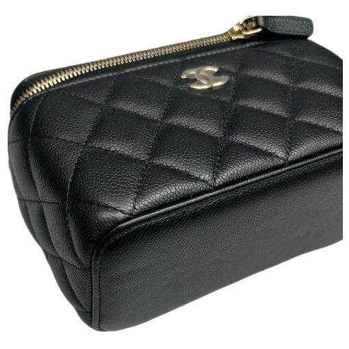 Vanity leather handbag