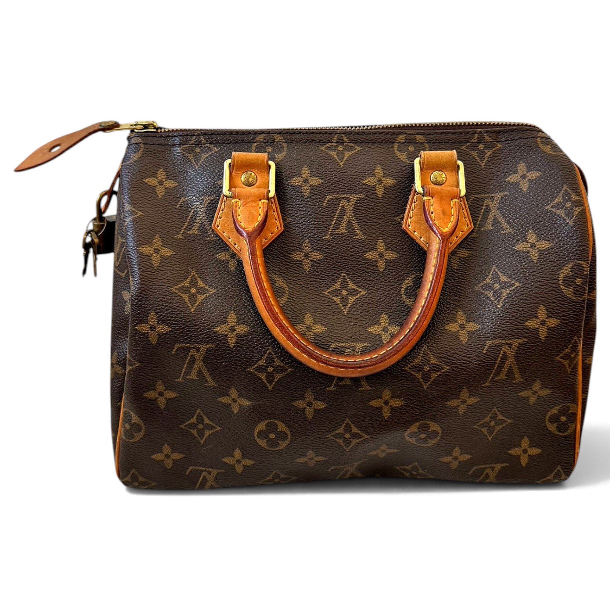 Speedy leather handbag