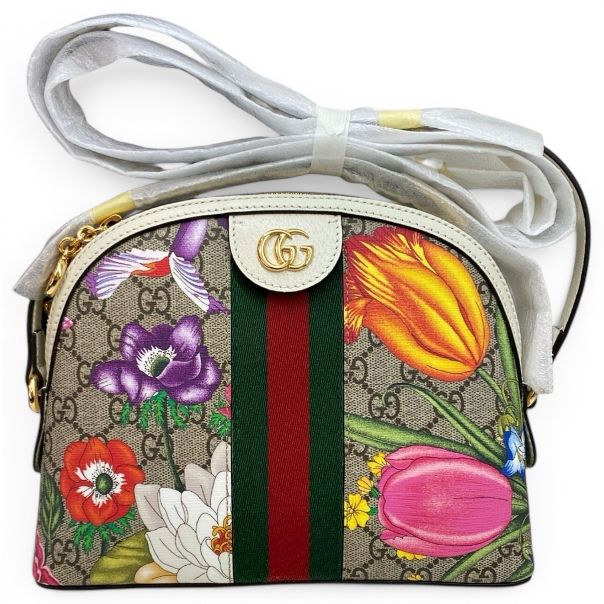 Ophidia cloth crossbody bag