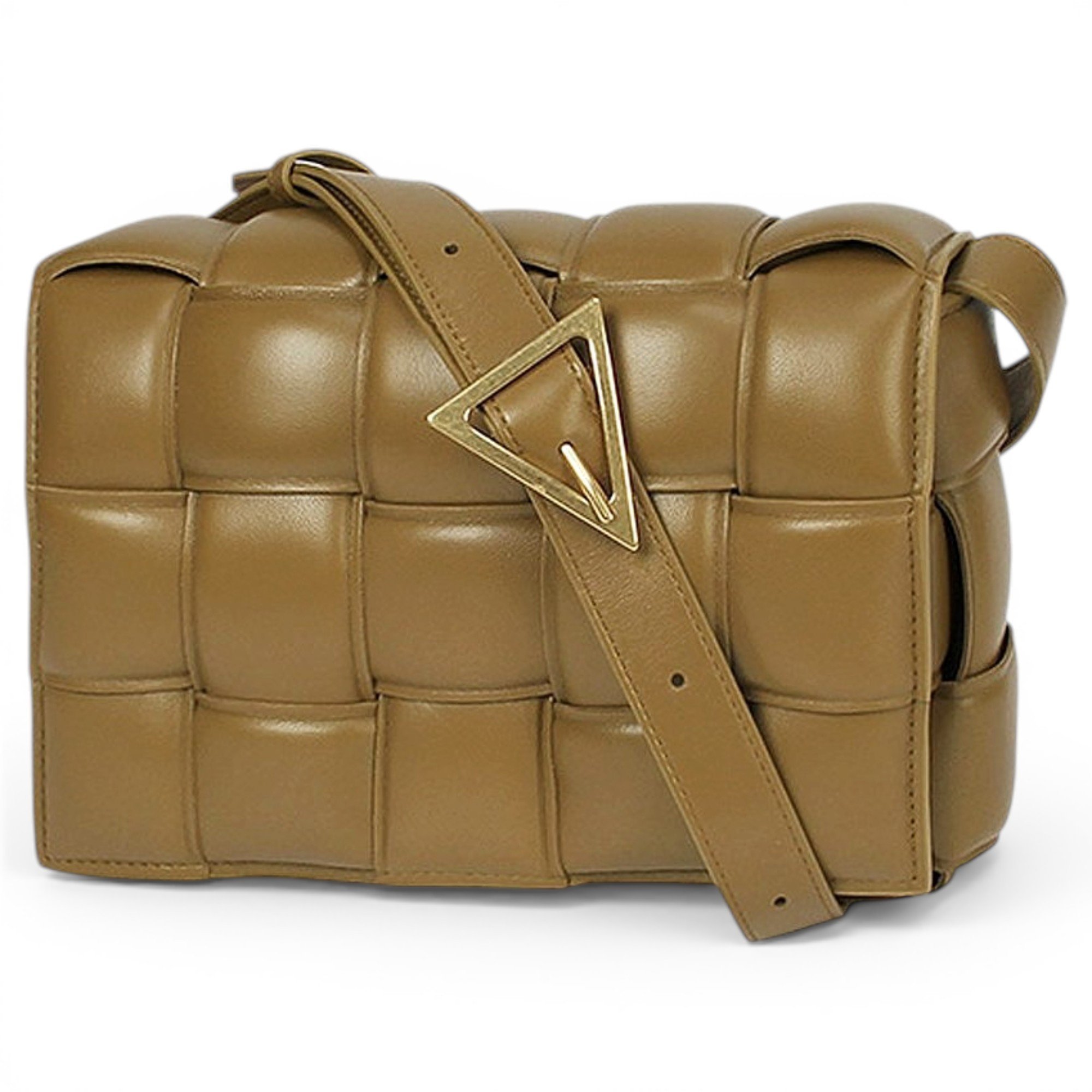 Cassette Padded leather handbag