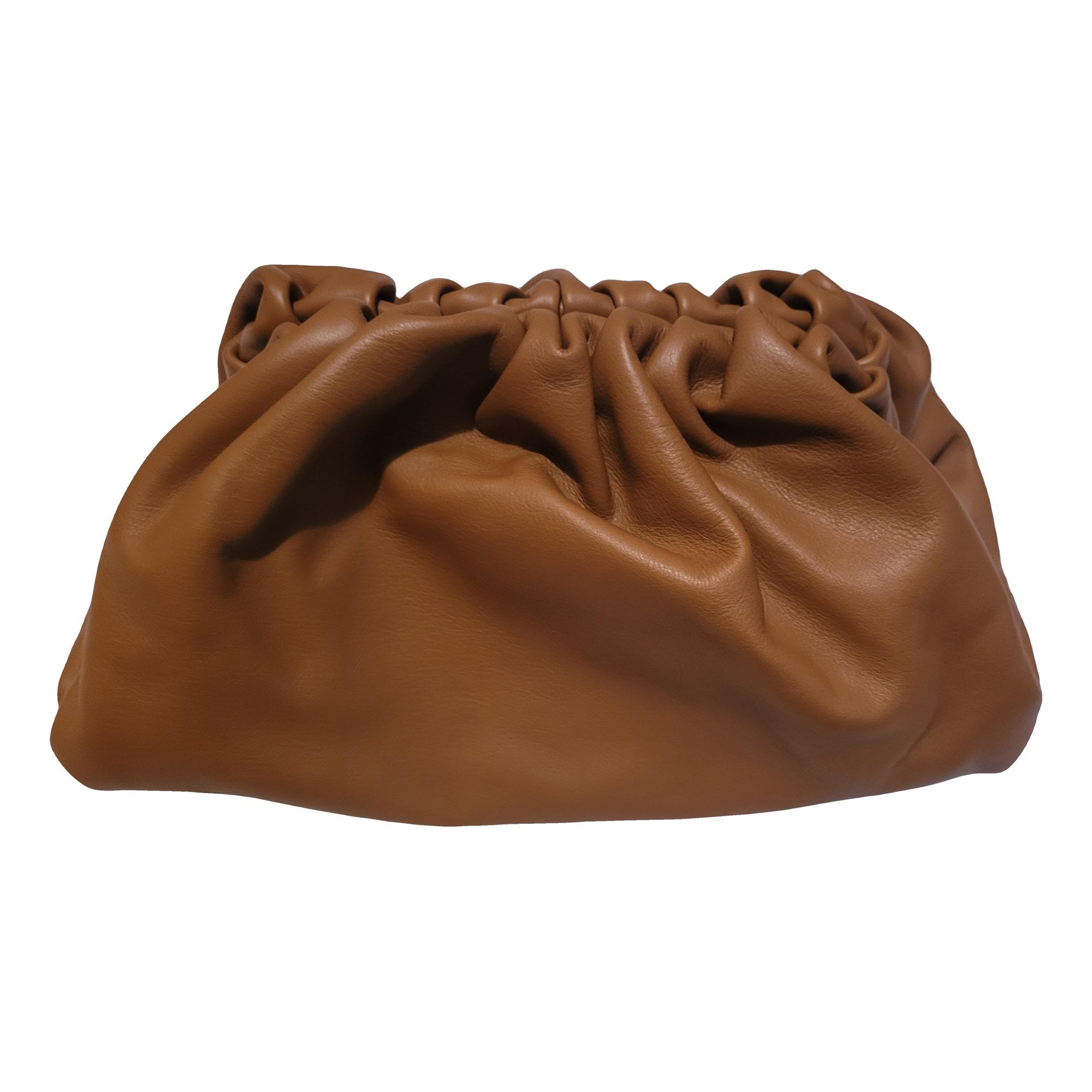 Pouch leather handbag