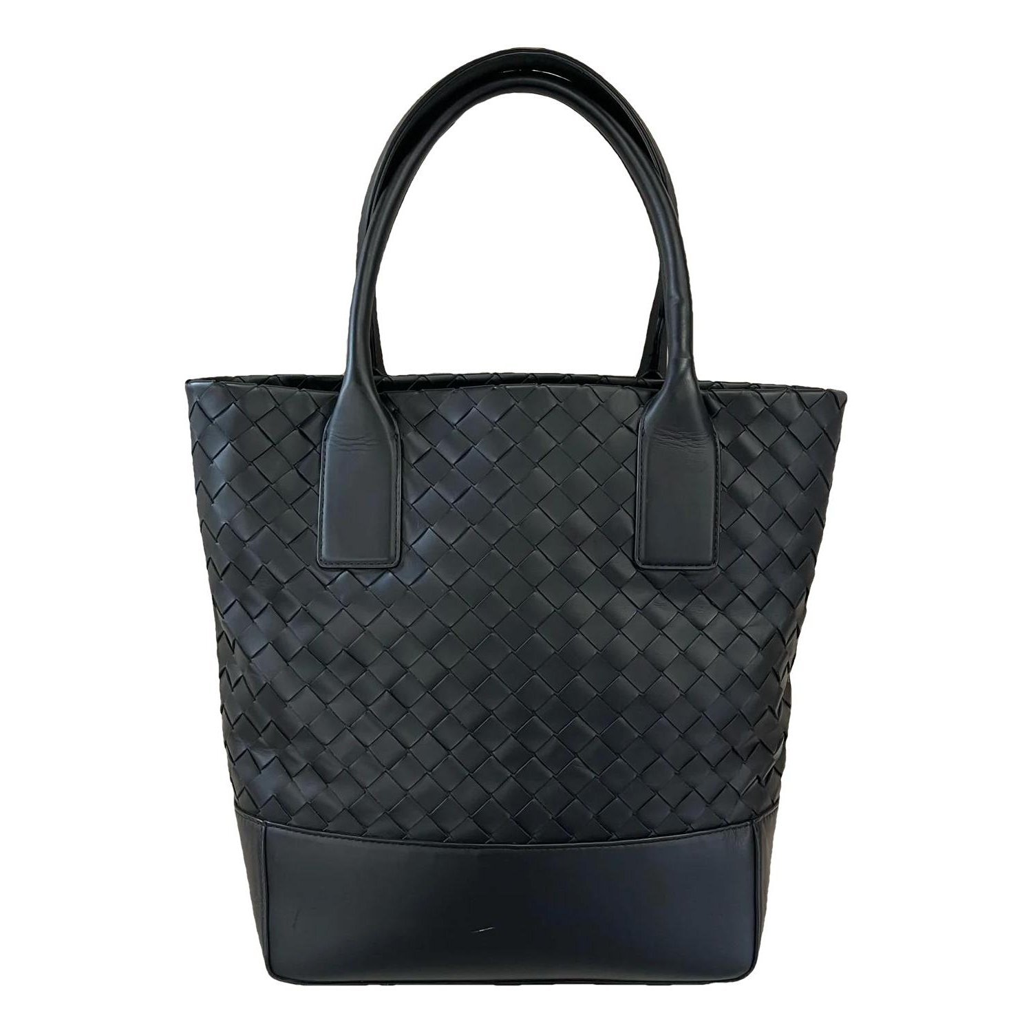 Leather tote