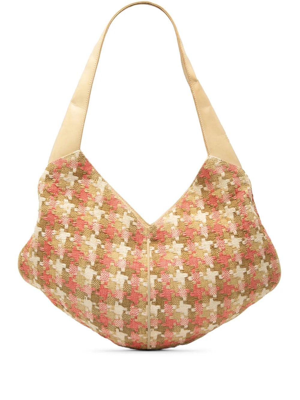 2022 Tweed Houndstooth hobo bag