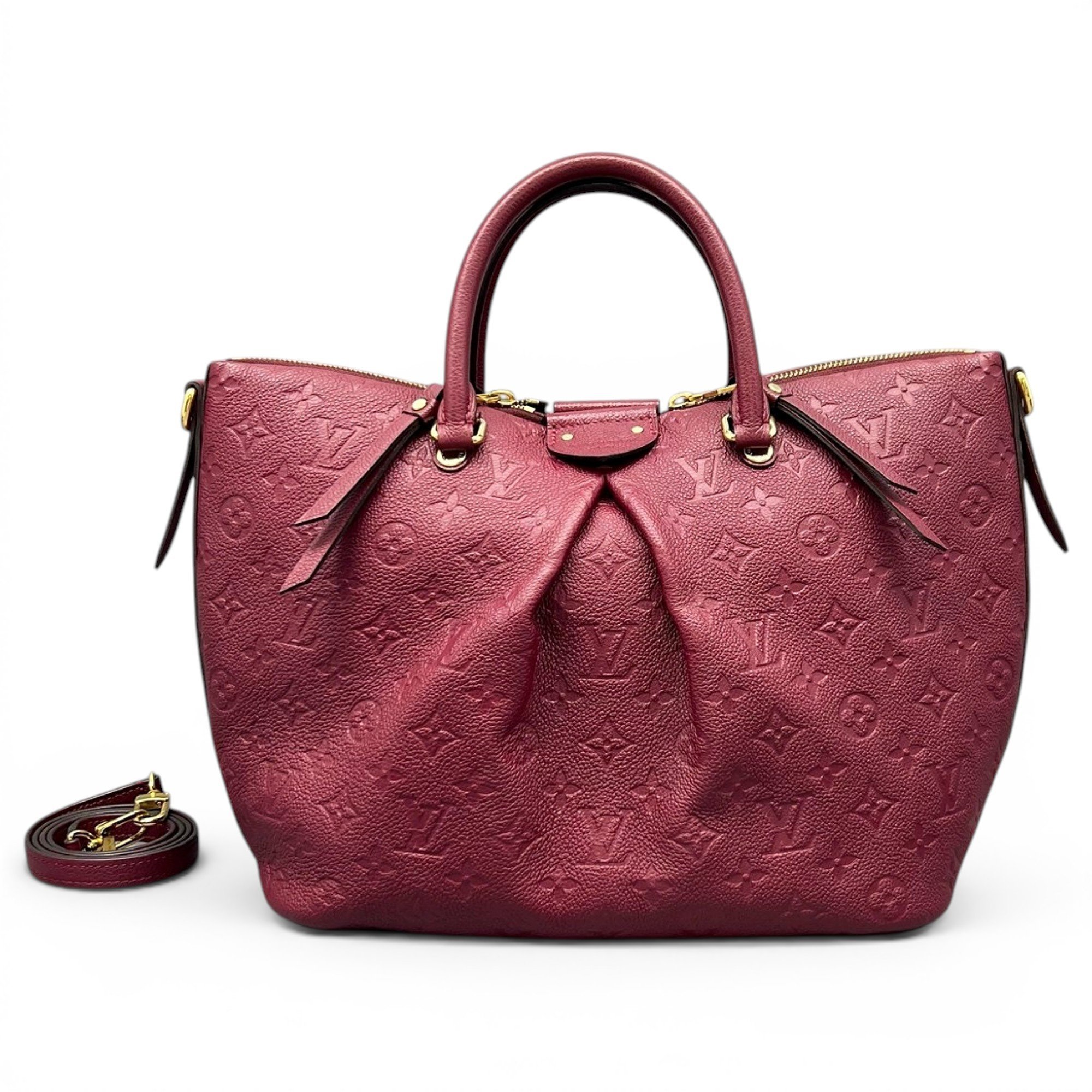 Artsy leather handbag