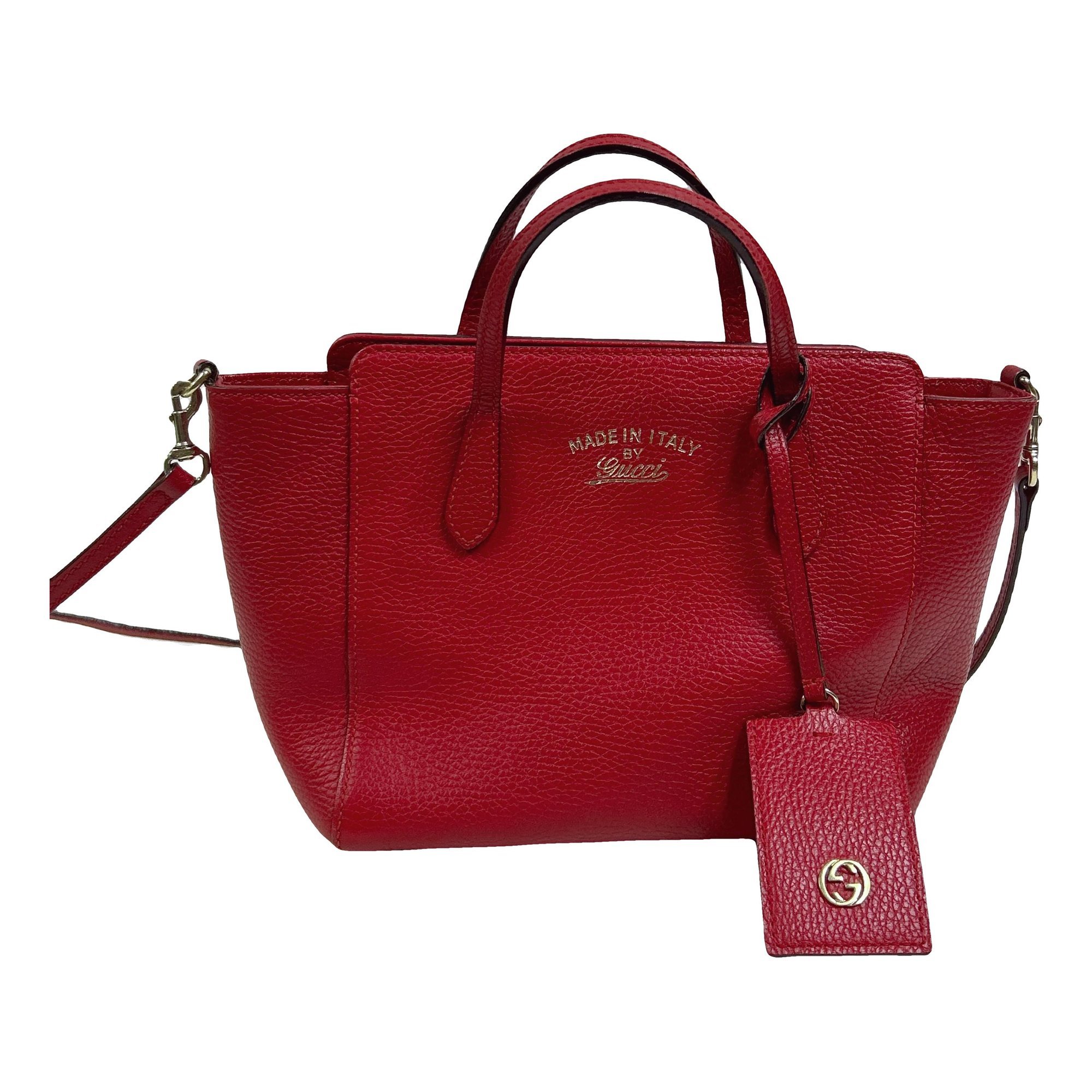 Swing leather handbag