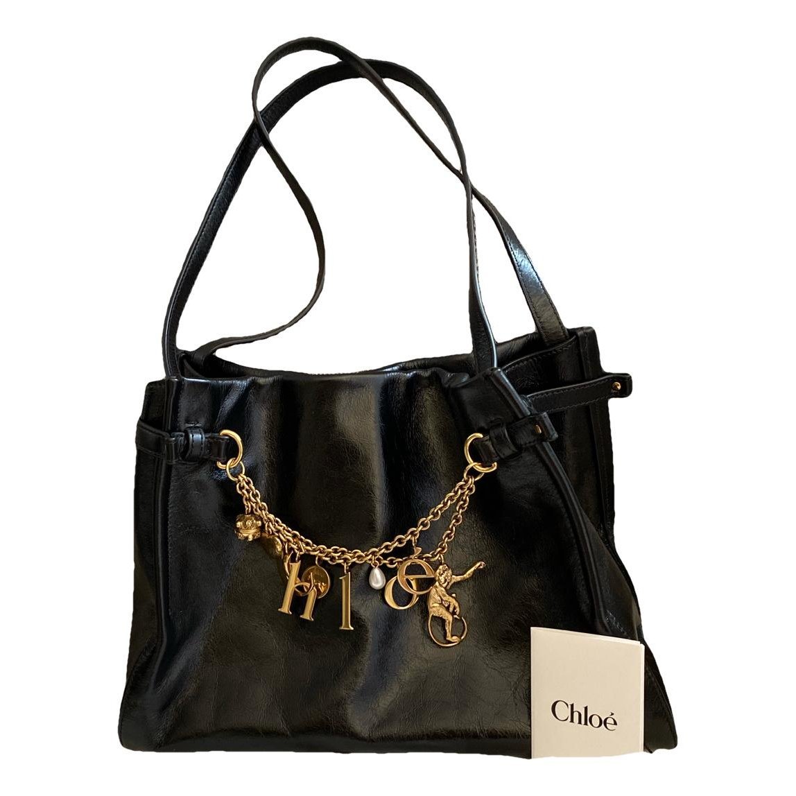 Leather tote