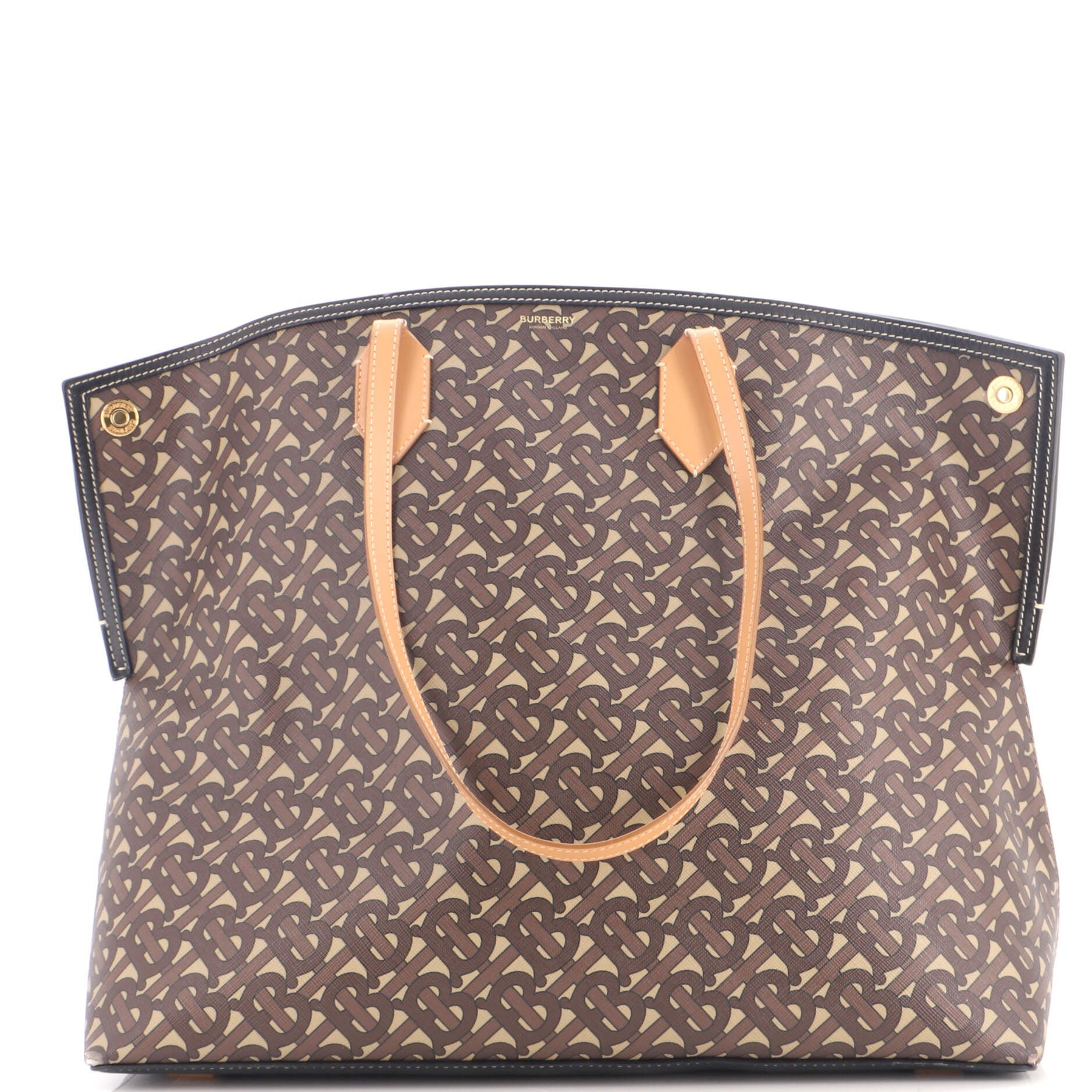 Society Tote Monogram E-Canvas Large