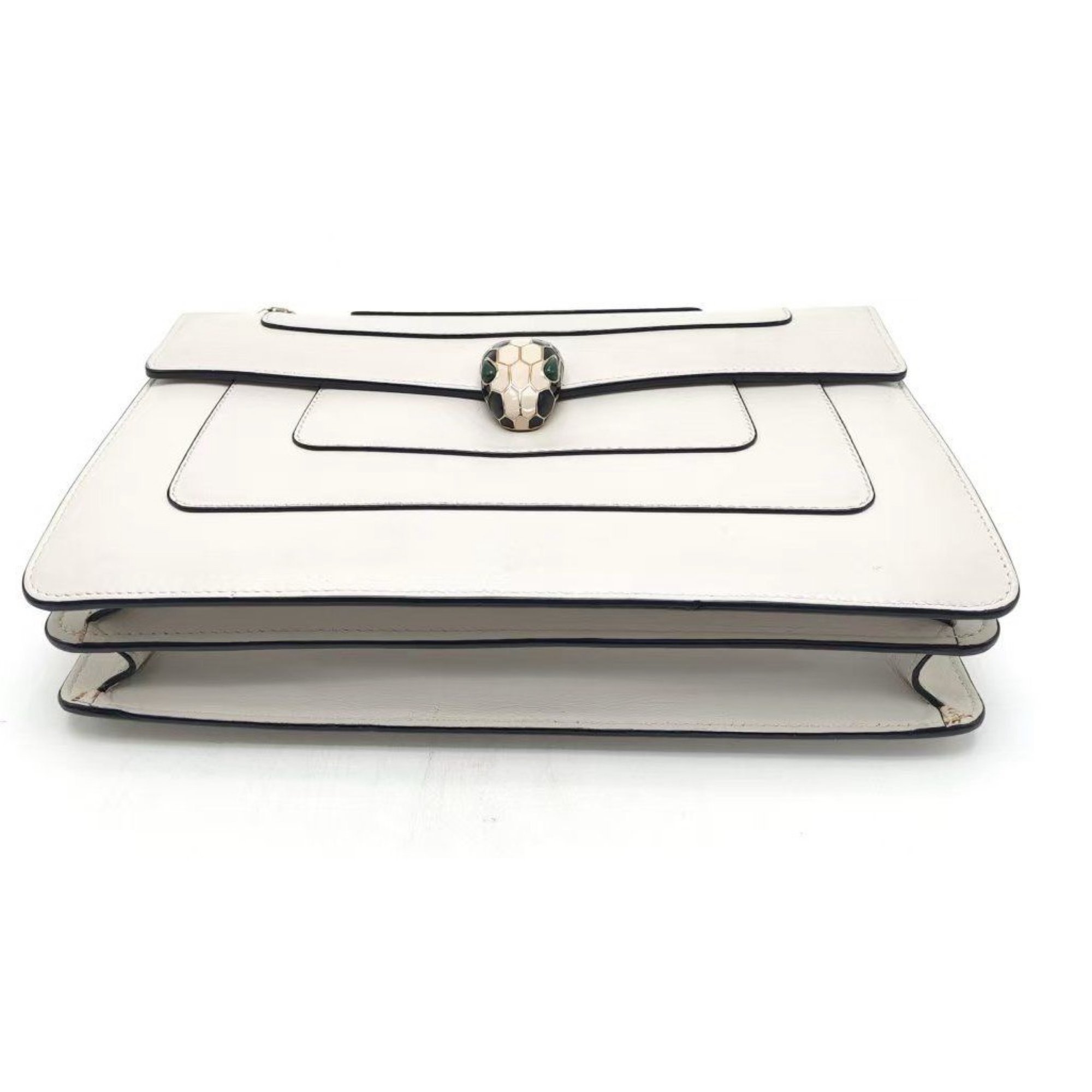 Bvlgari Serpenti leather handbag
