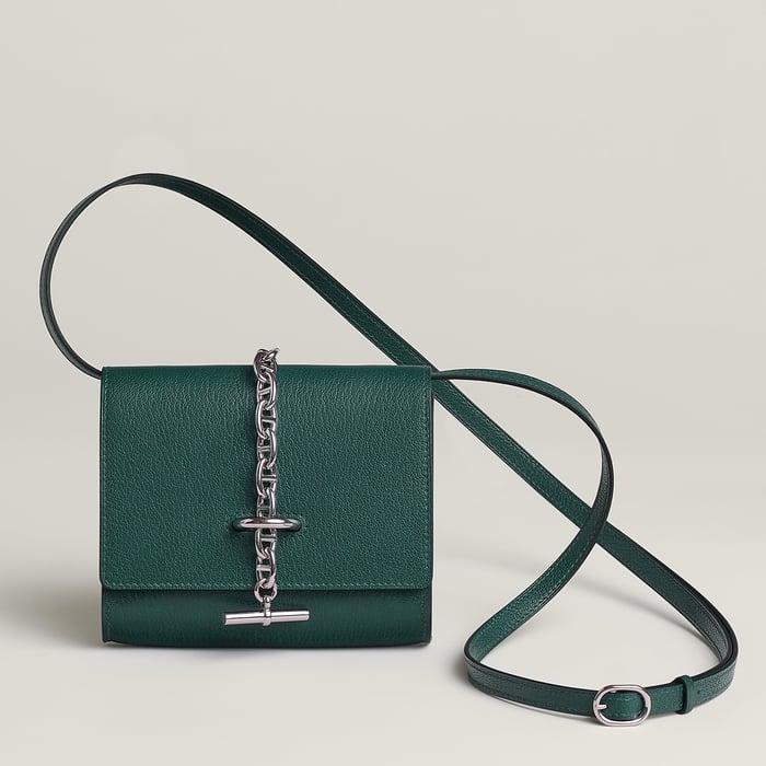 Vert Cyprès Chaine d'Ancre to Go Wallet