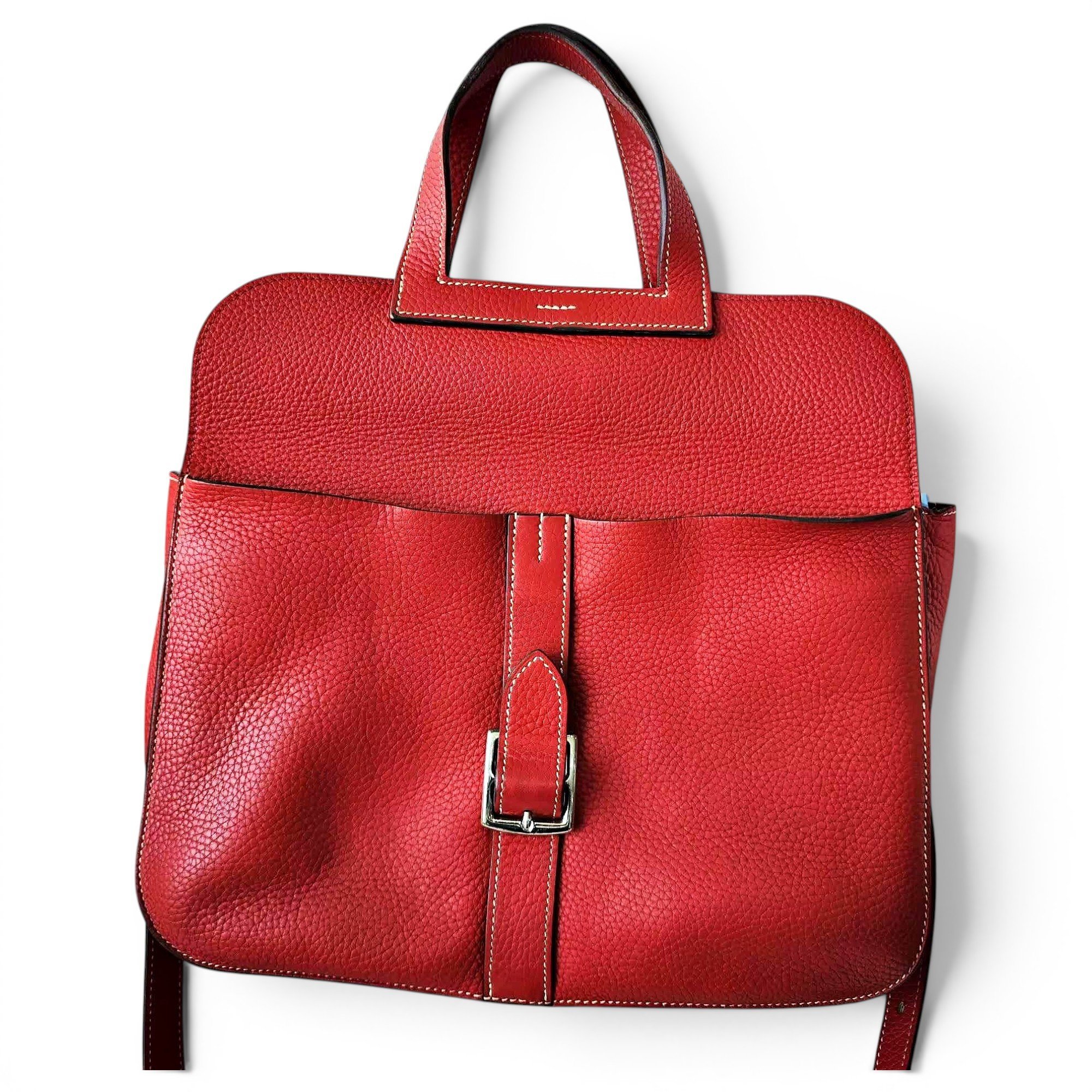 Halzan leather handbag