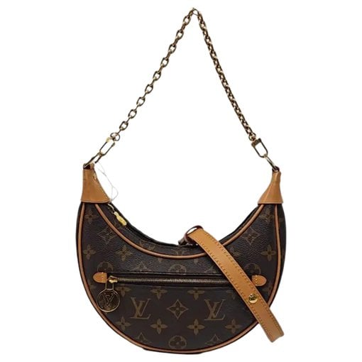 Loop leather crossbody bag