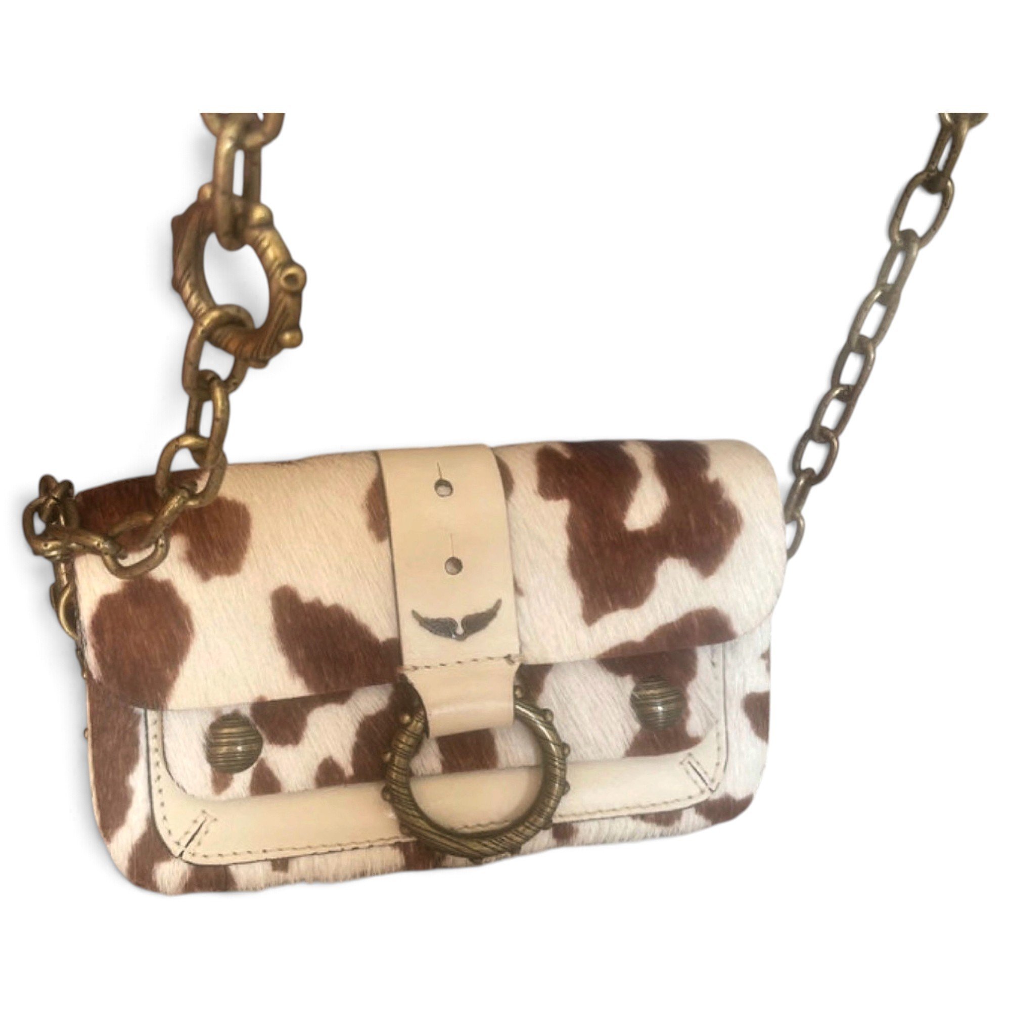 Rock leather crossbody bag