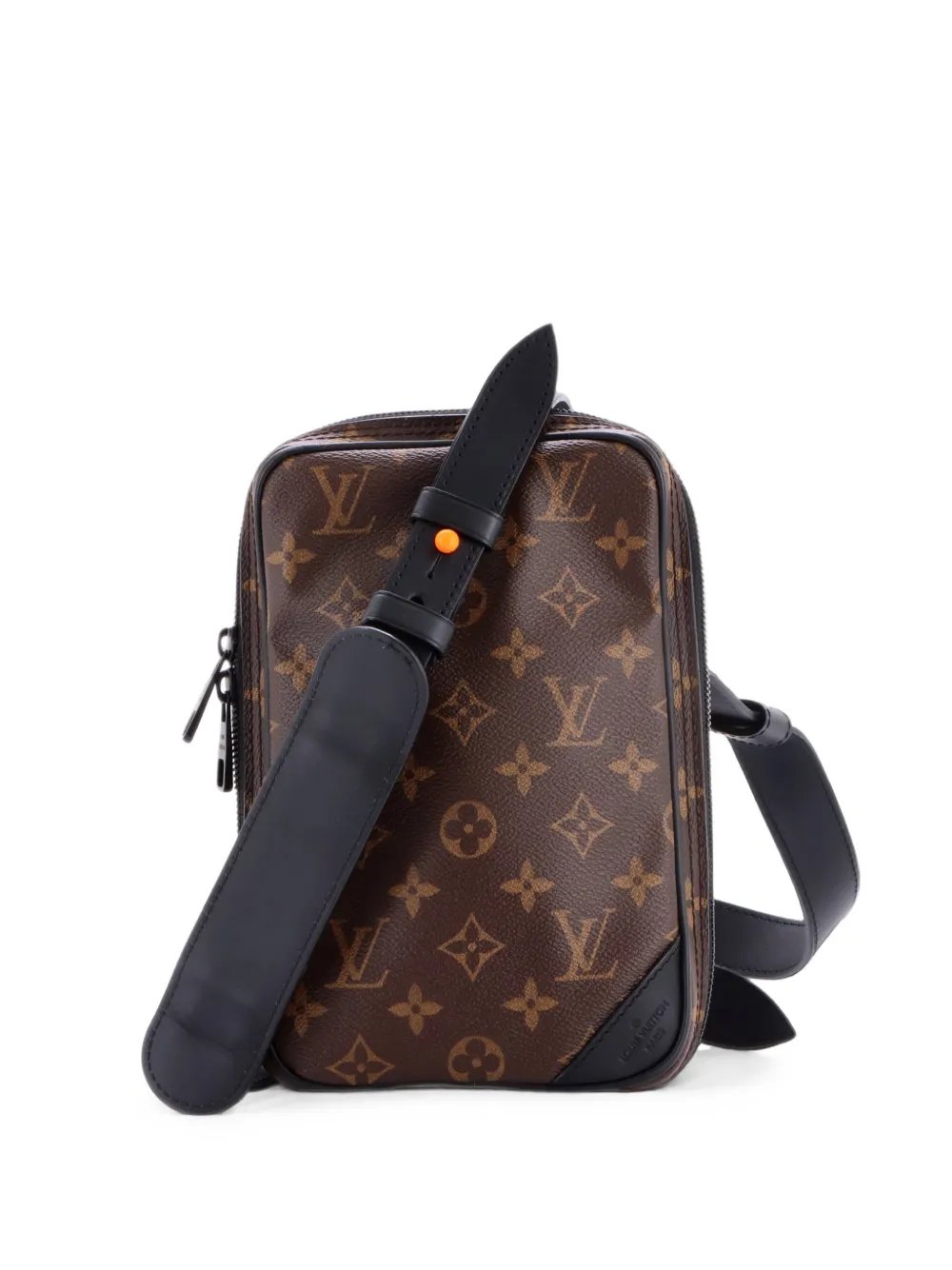 Solar Ray Utility Side Bag Monogram Canvas crossbody bag