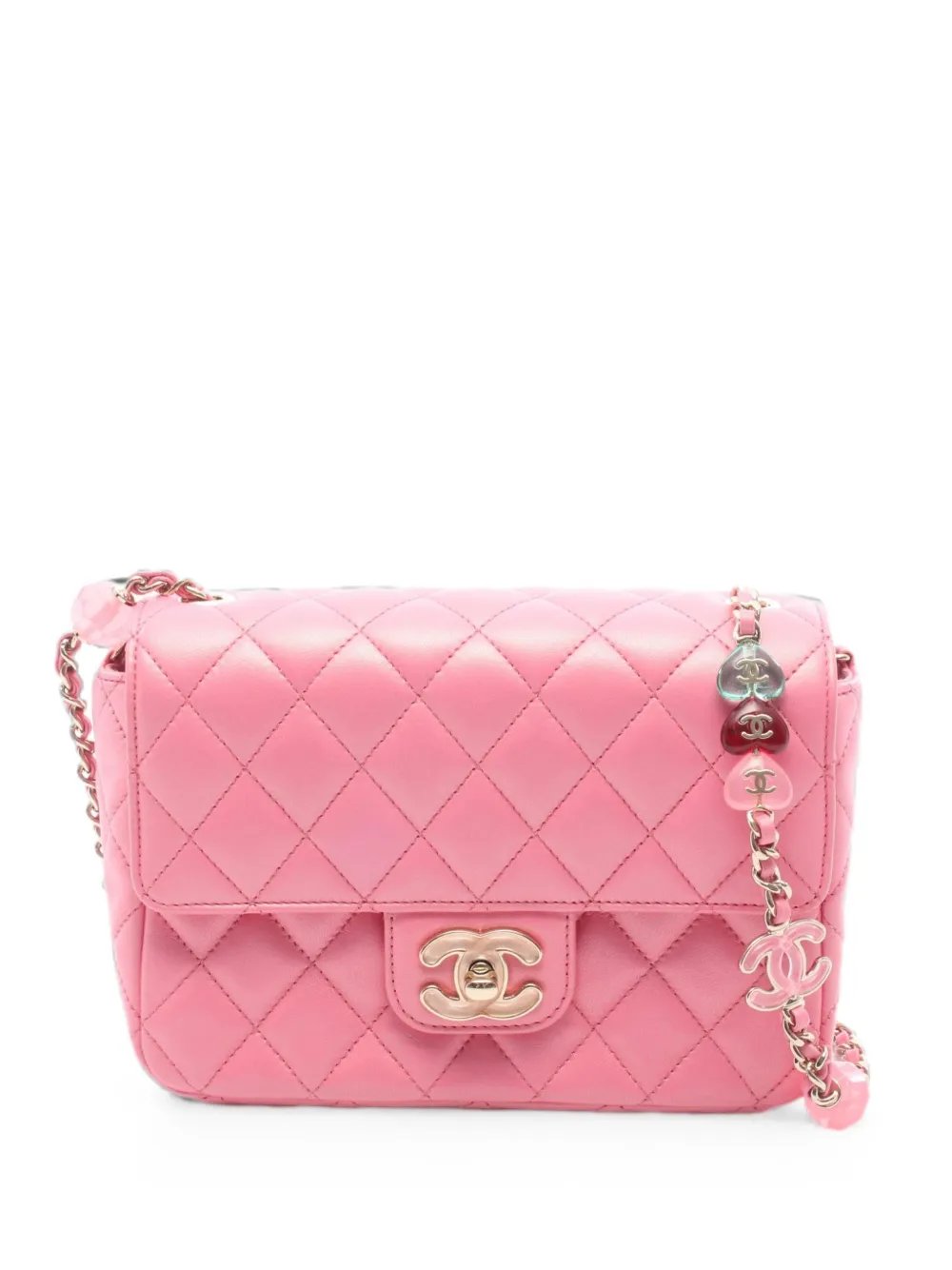 mini matelassé flap shoulder bag