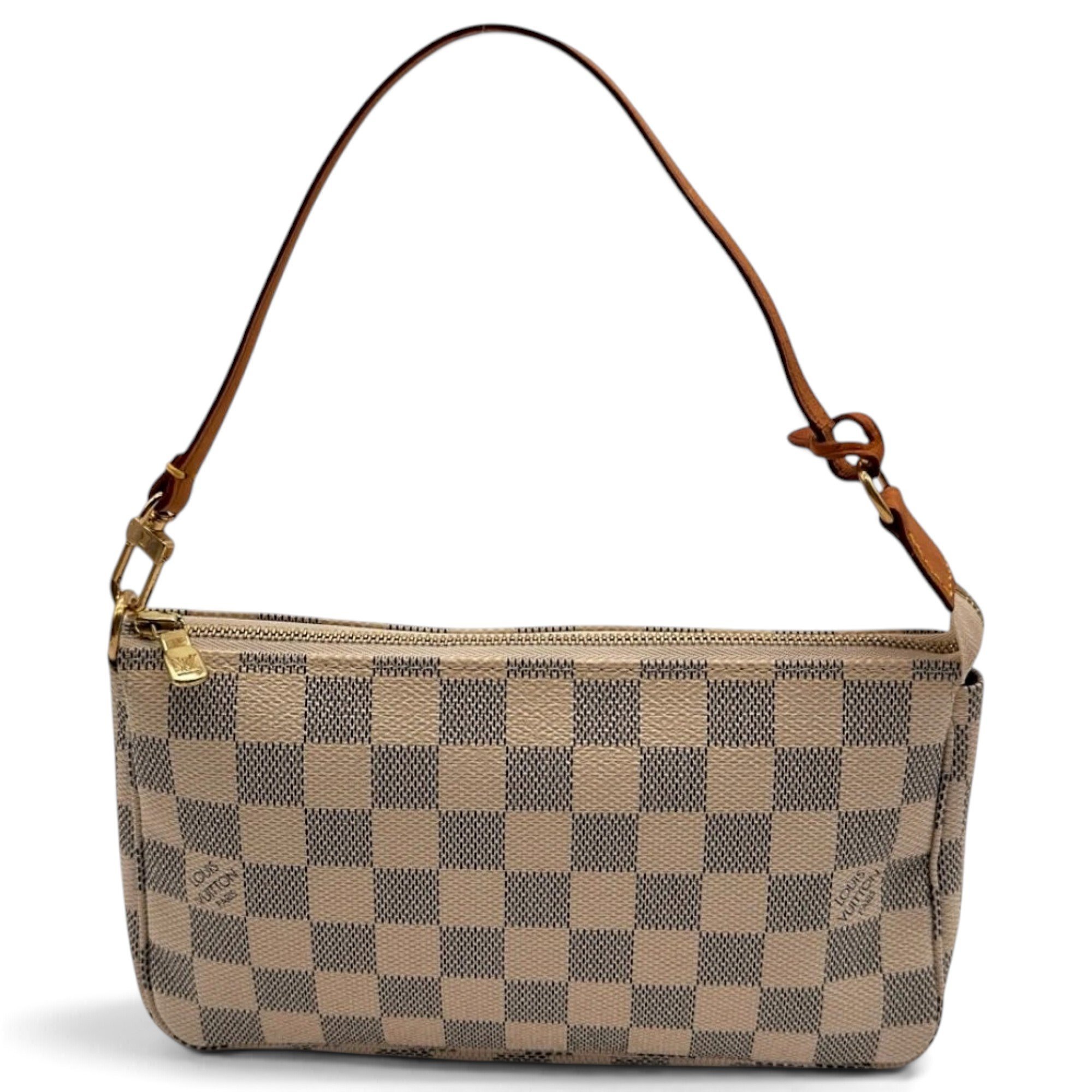 Louis Vuitton Pochette Accessoire cloth handbag