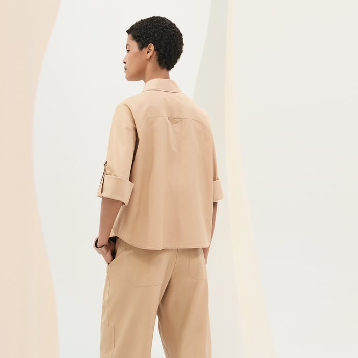 Beige Kraft Workwear Shirt