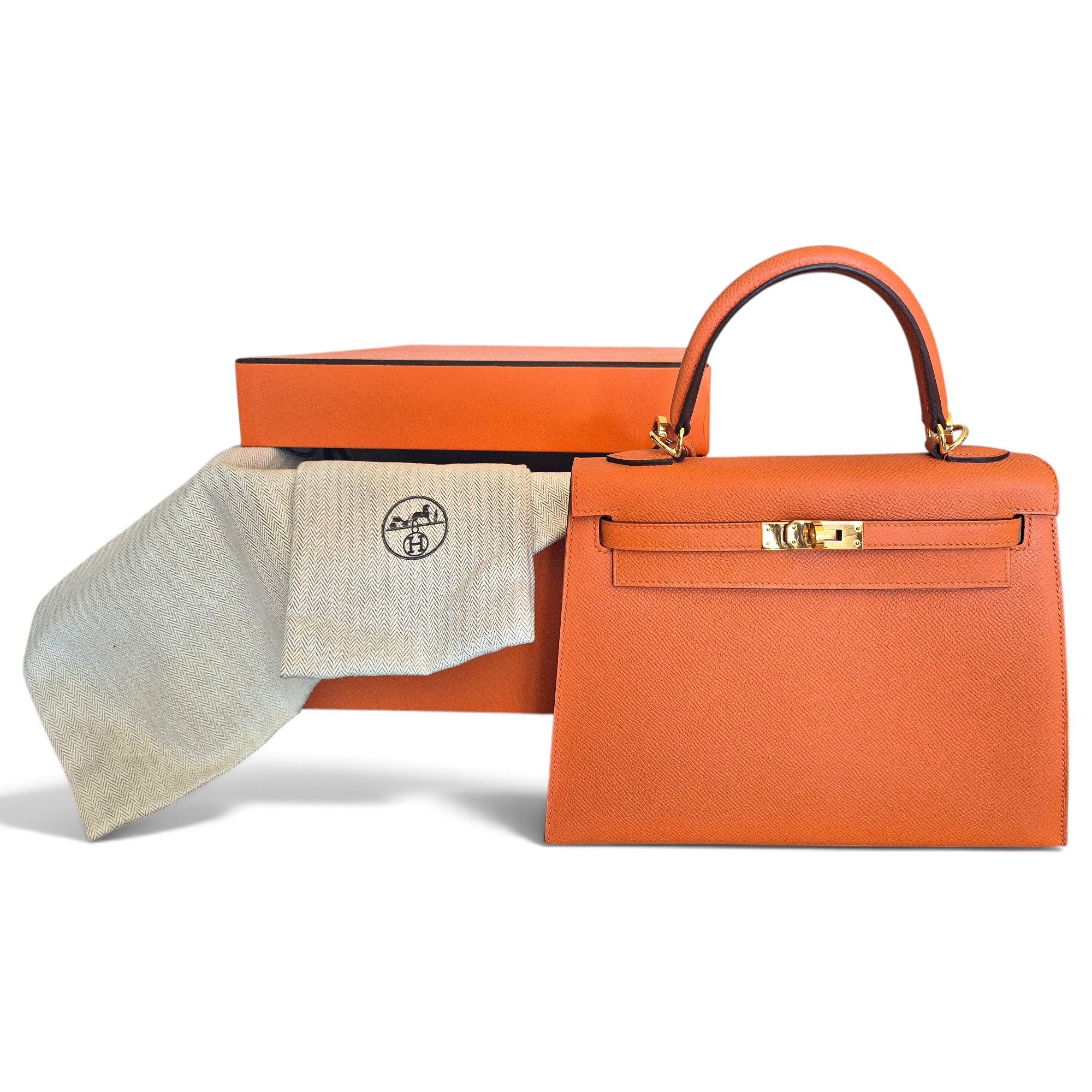 Kelly 25 leather crossbody bag