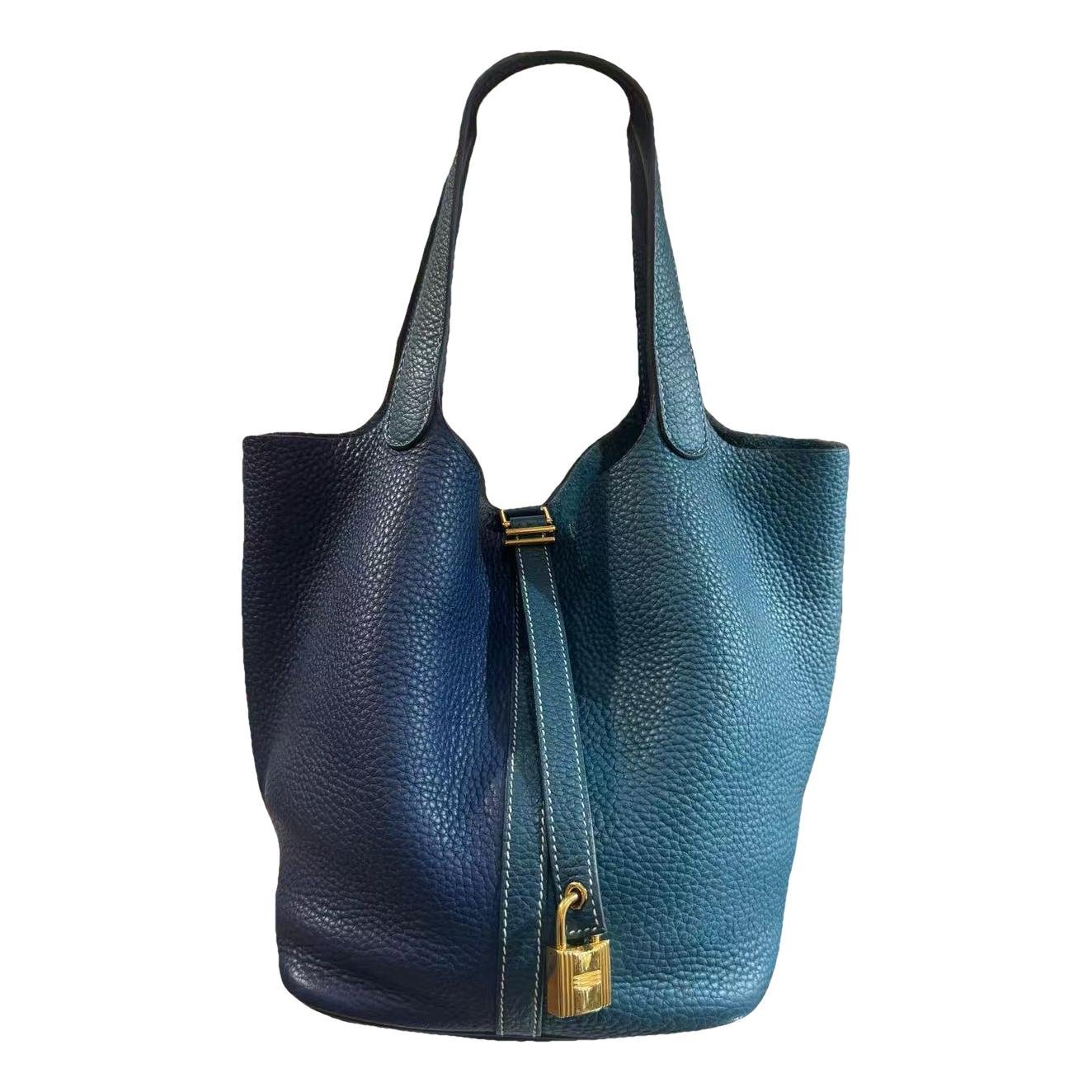 Picotin leather handbag