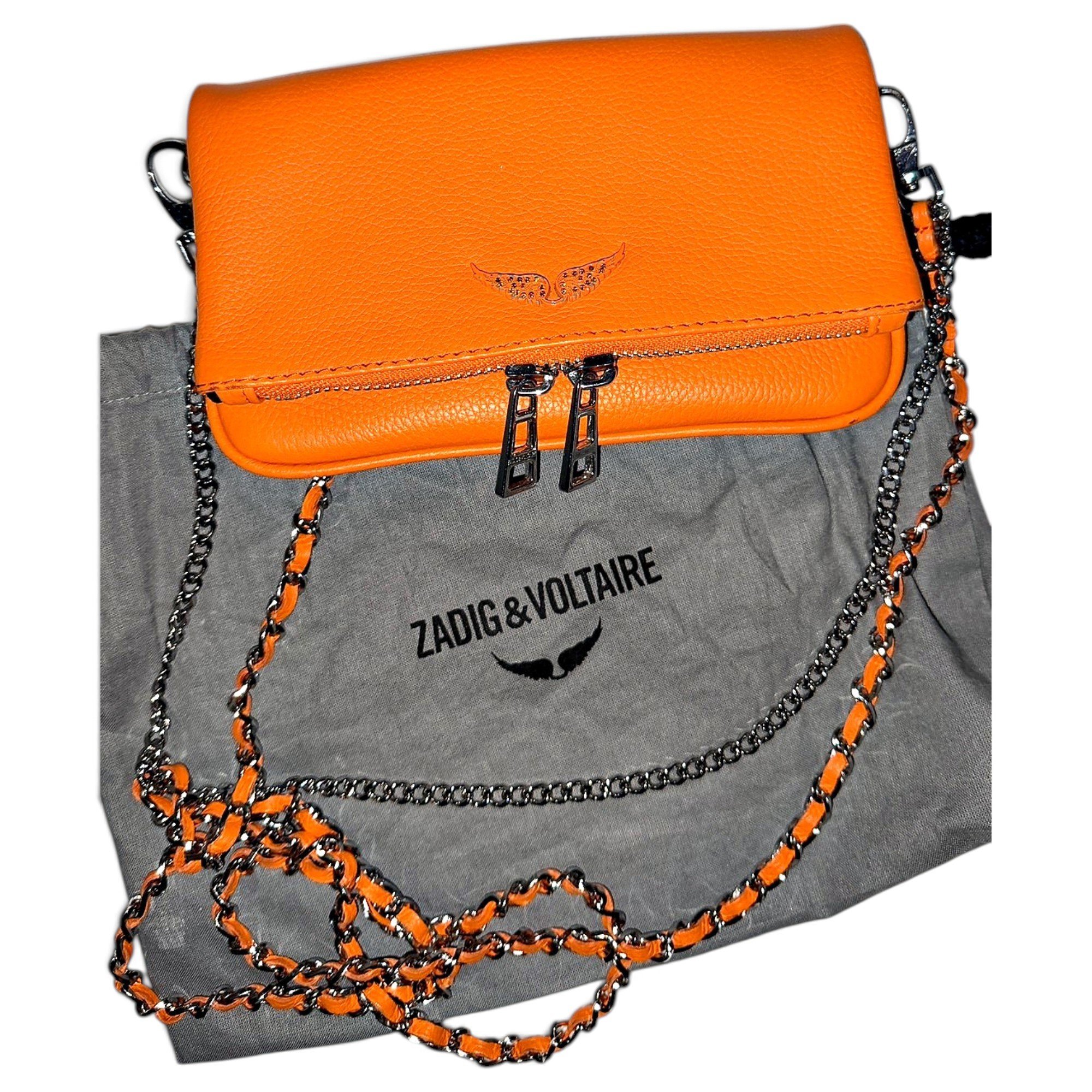 Rock leather crossbody bag
