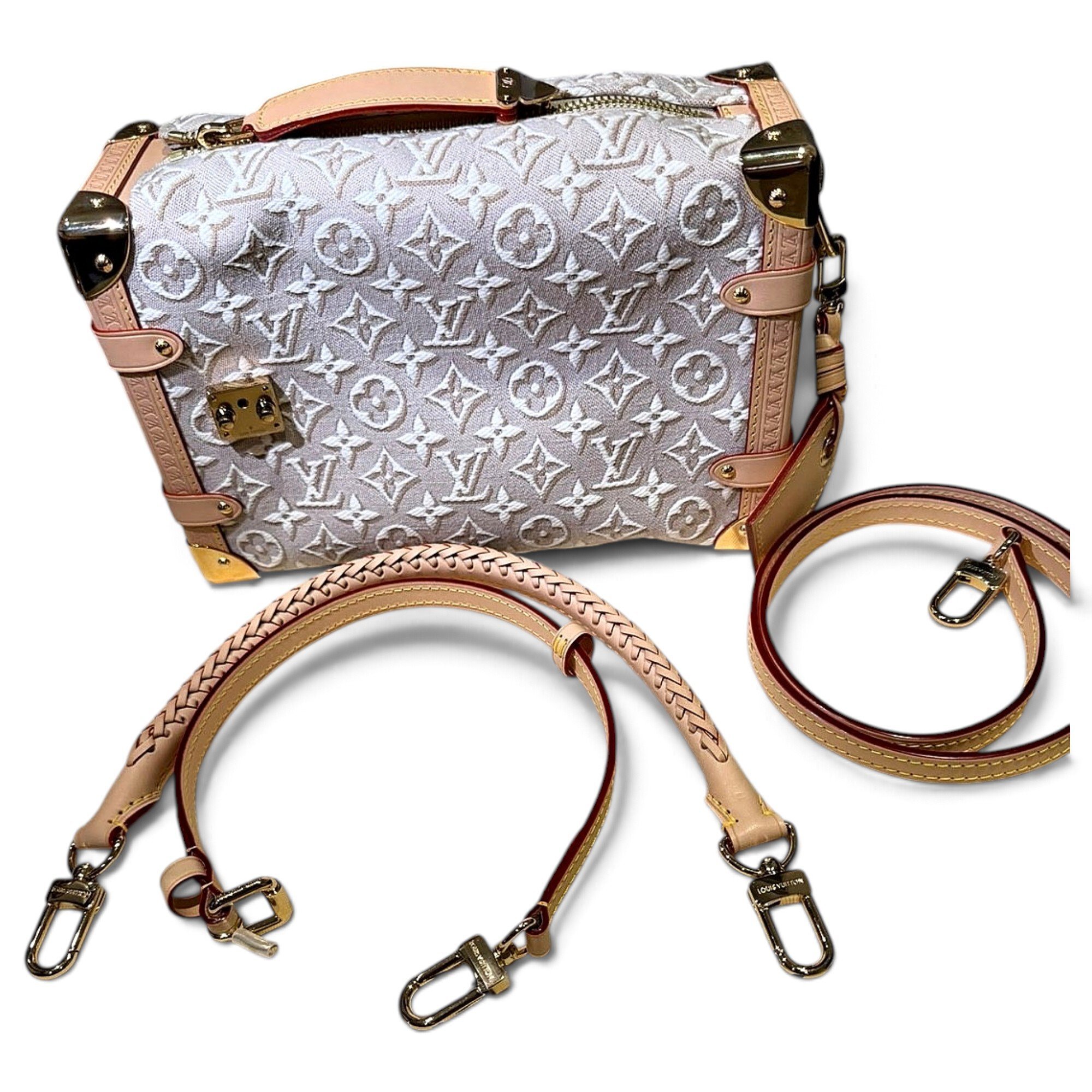Petite Malle Souple cloth crossbody bag