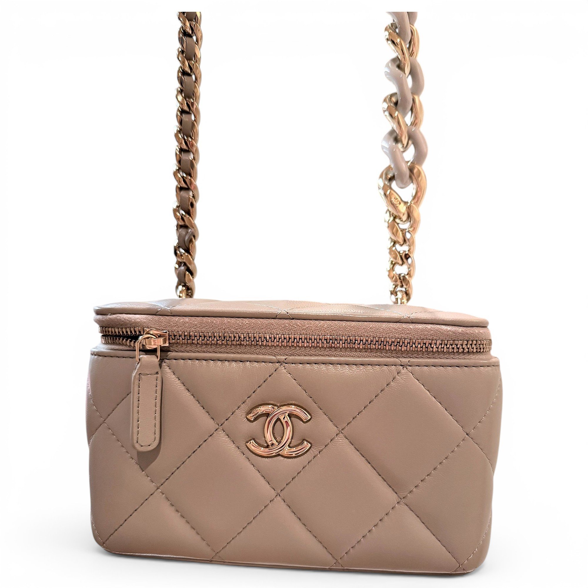 Vanity leather mini bag
