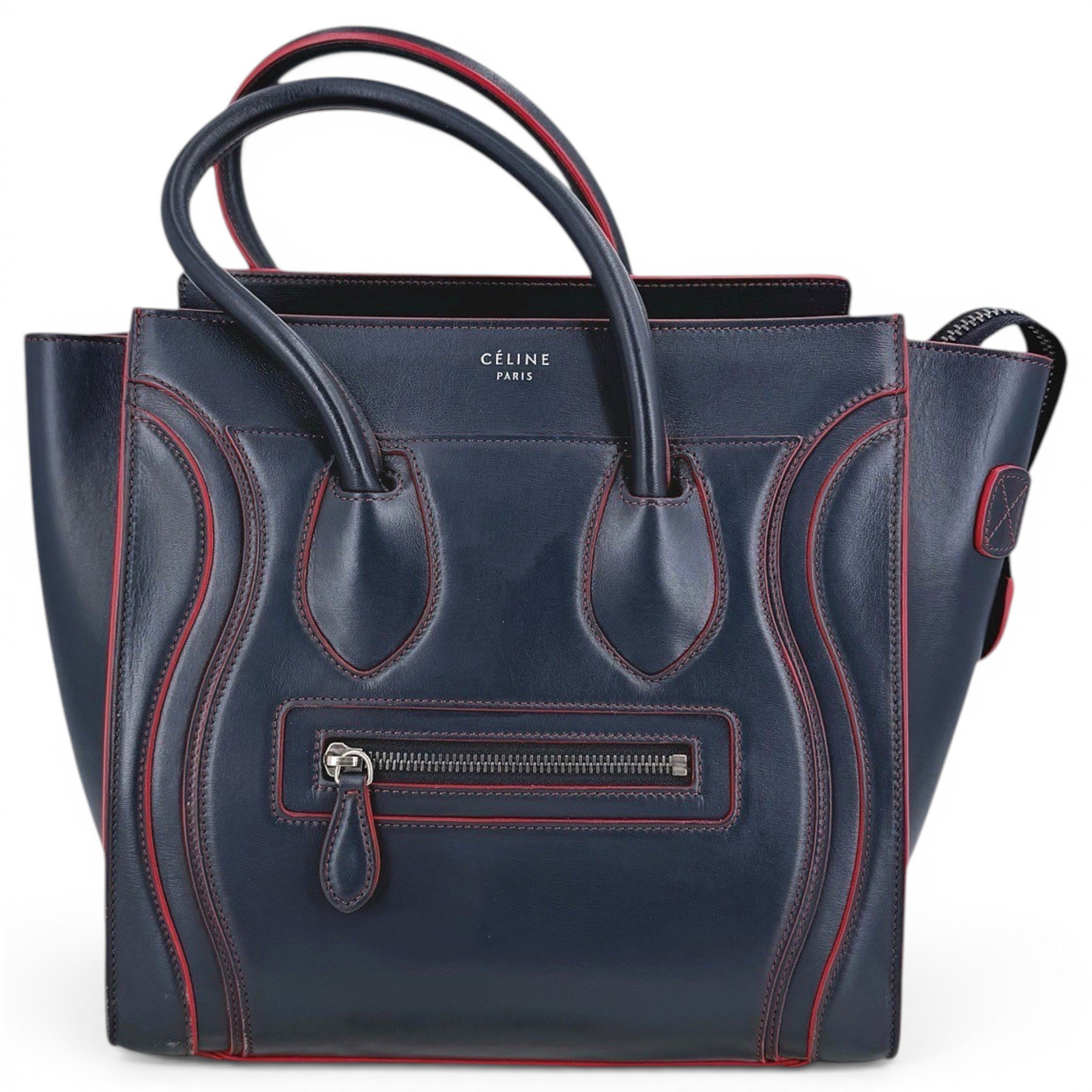 Luggage leather handbag
