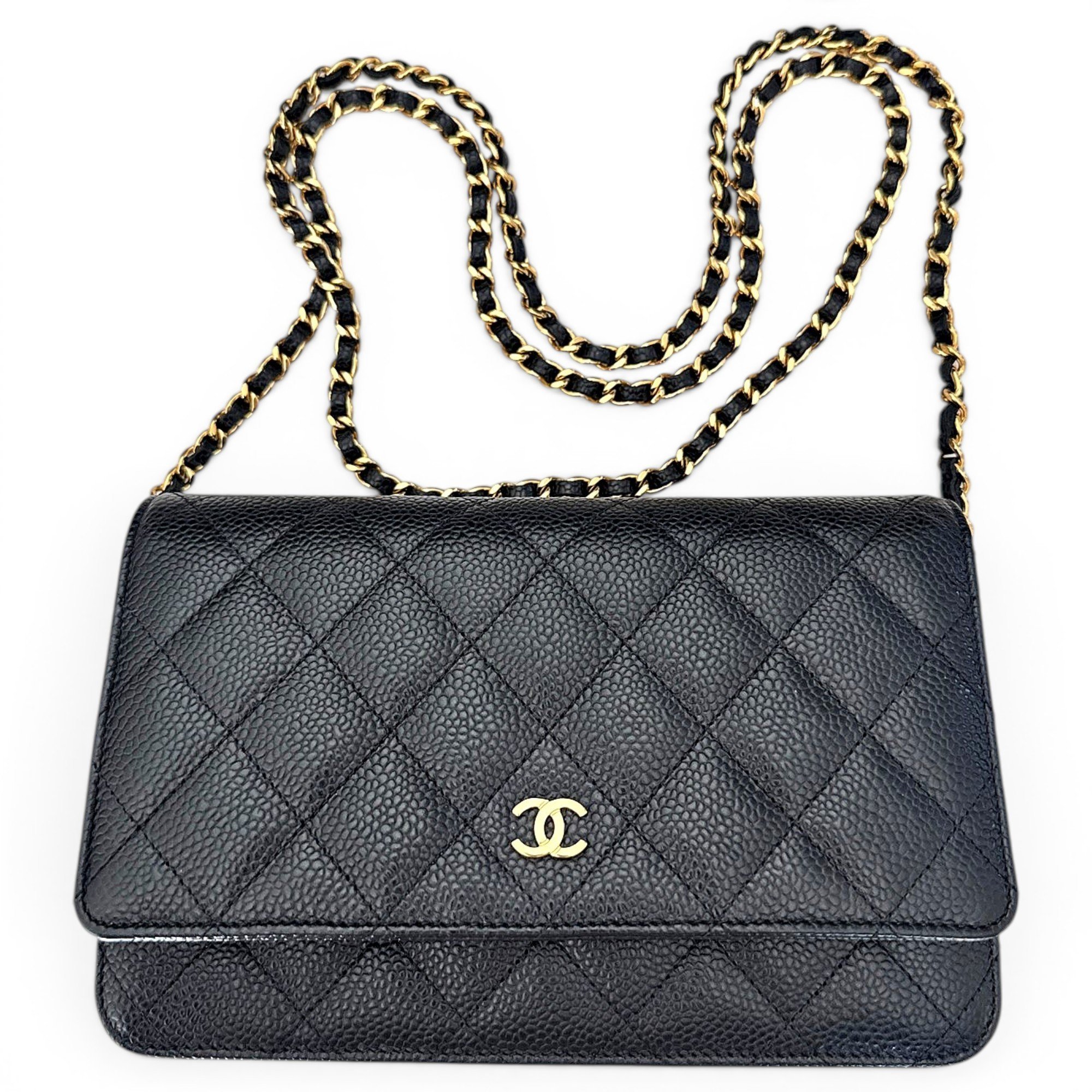 Wallet On Chain Timeless/Classique leather crossbody bag