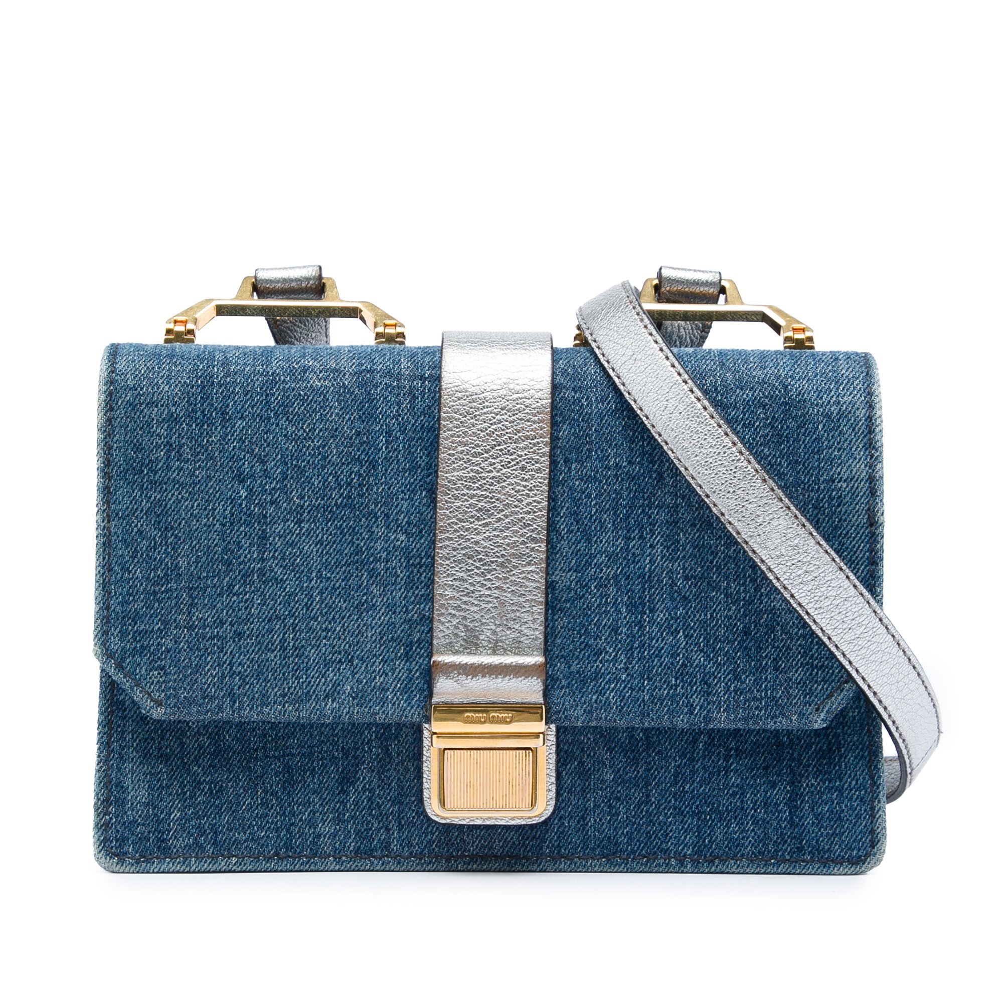 Madras cloth handbag