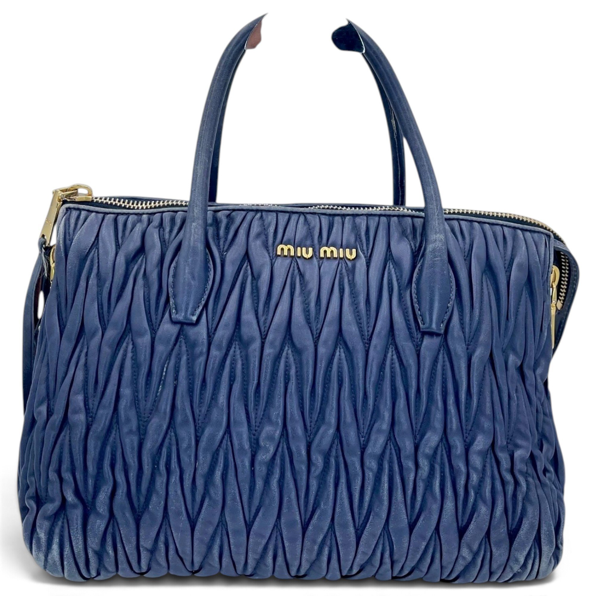 Leather bowling bag